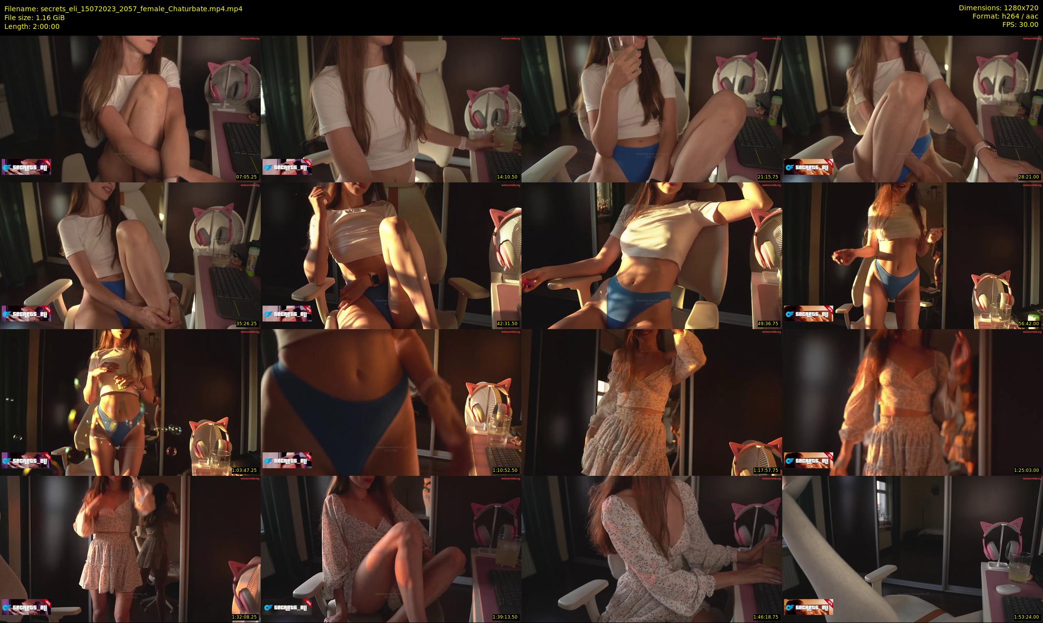 secrets_eli — 120 minute Chaturbate female cam show recording, 720p, Jul 15, 2023