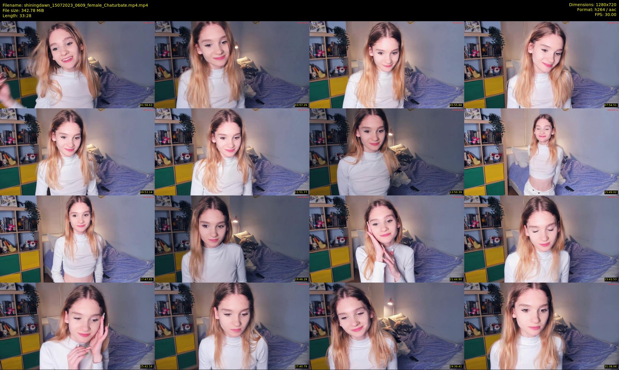shiningdawn — 34 minute Chaturbate female cam show recording, 720p, Jul 15, 2023