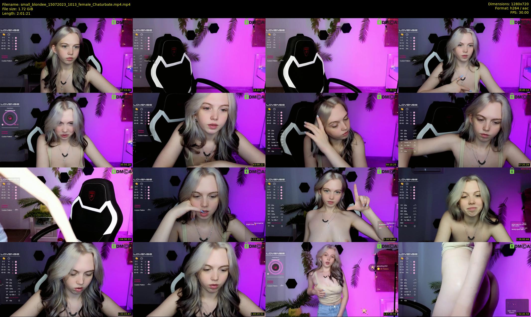 small_blondee — 122 minute Chaturbate female cam show recording, 720p, Jul 15, 2023