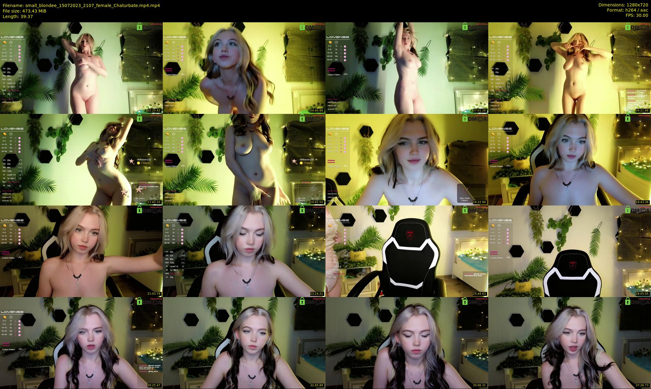 small_blondee — 40 minute Chaturbate female cam show recording, 720p, Jul 15, 2023