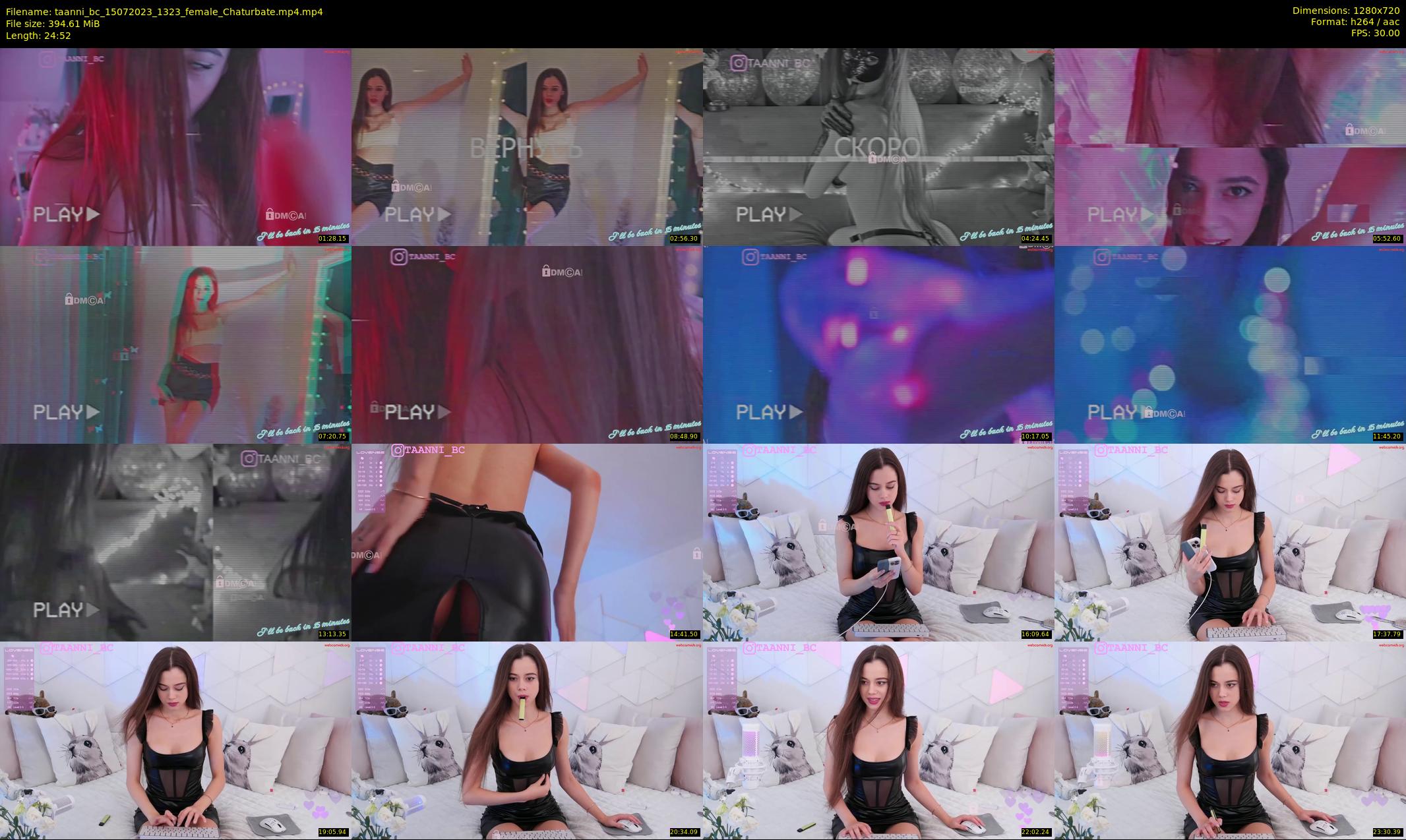 taanni_bc — 25 minute Chaturbate female cam show recording, 720p, Jul 15, 2023