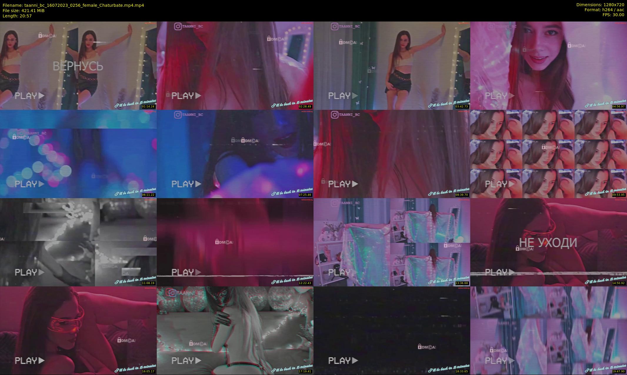 taanni_bc — 21 minute Chaturbate female cam show recording, 720p, Jul 16, 2023