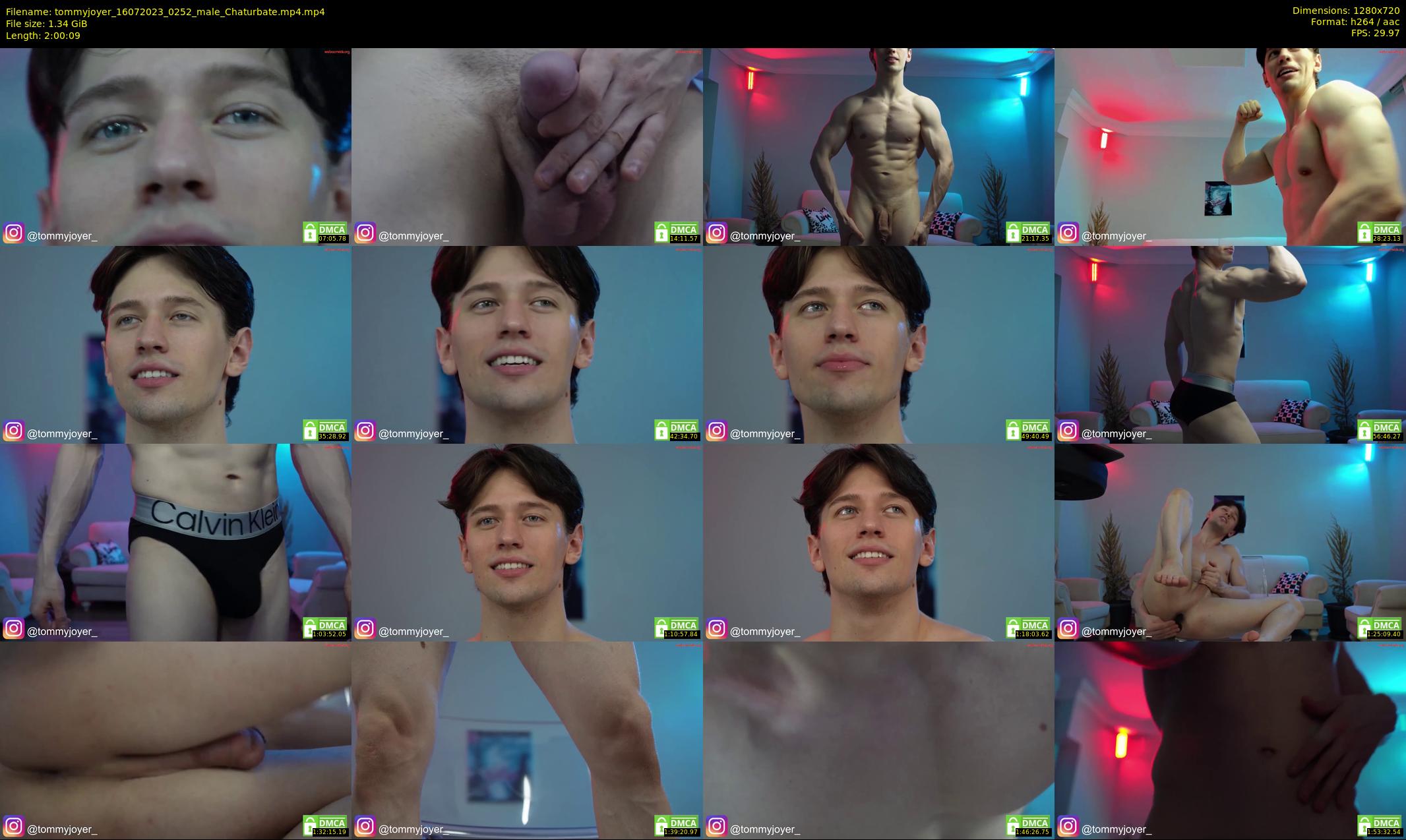 tommyjoyer — 121 minute Chaturbate male cam show recording, 720p, Jul 16, 2023