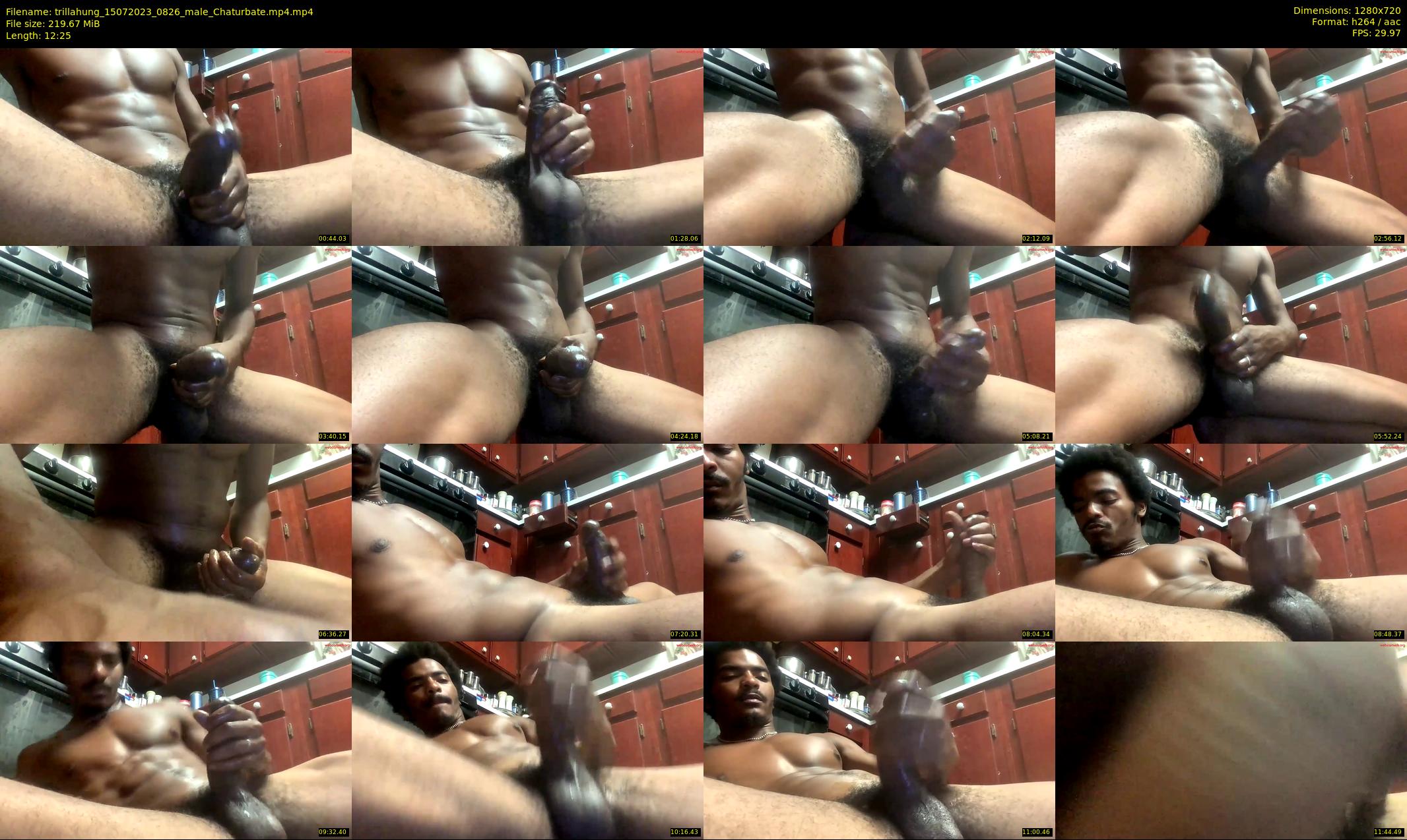 trillahung — 13 minute Chaturbate male cam show recording, 720p, Jul 15, 2023