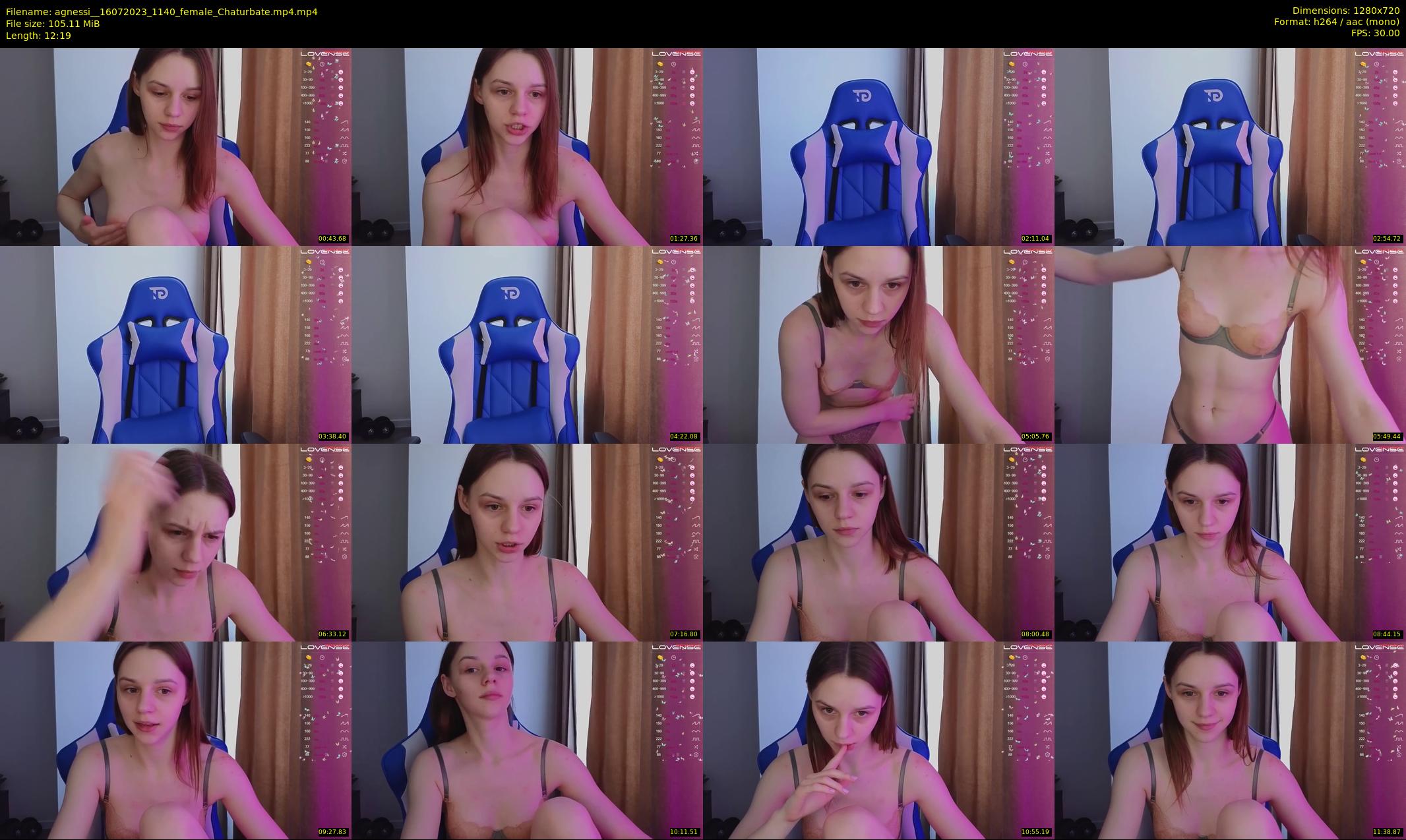 agnessi_ — 13 minute Chaturbate female cam show recording, 720p, Jul 16, 2023
