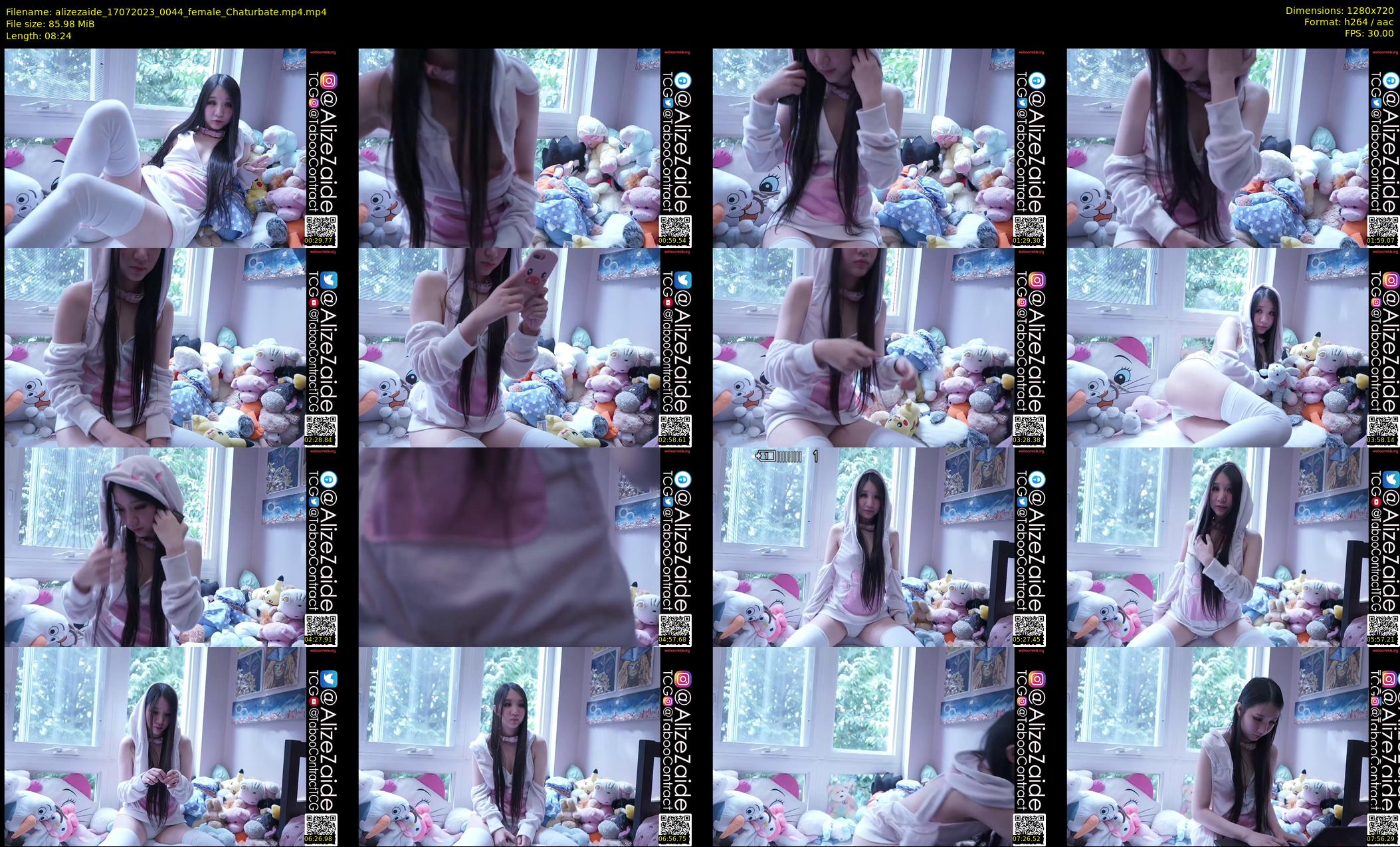 alizezaide — 9 minute Chaturbate female cam show recording, 720p, Jul 17, 2023