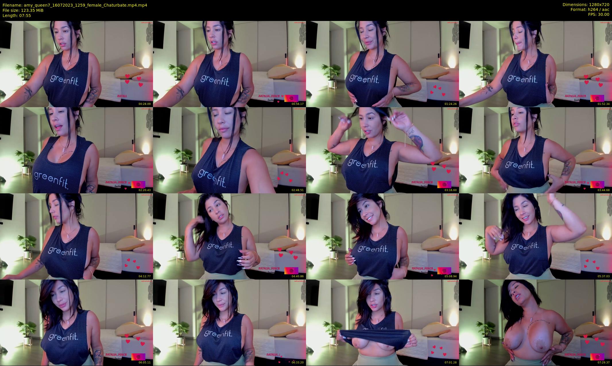 amy_queen7 — 8 minute Chaturbate female cam show recording, 720p, Jul 16, 2023