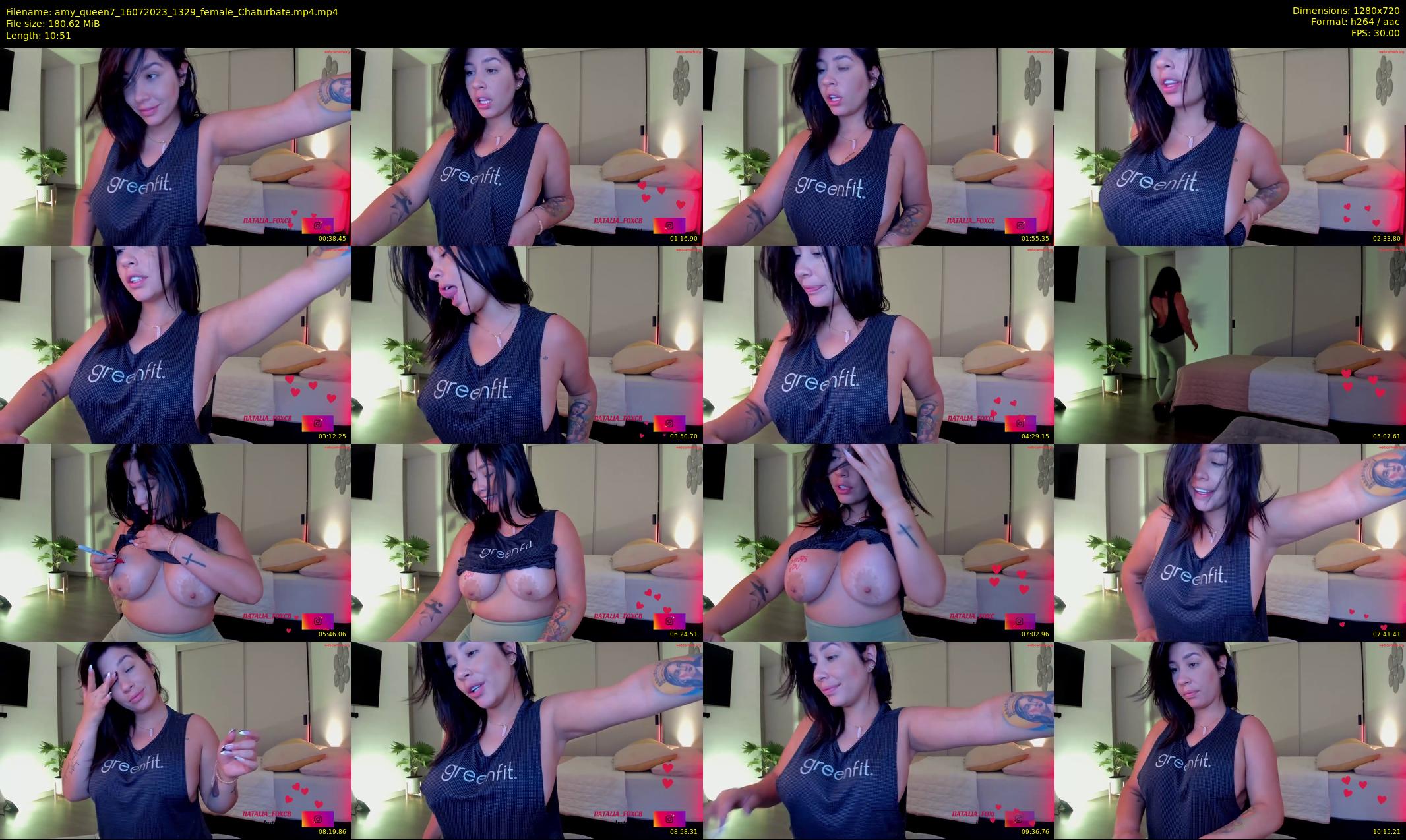 amy_queen7 — 11 minute Chaturbate female cam show recording, 720p, Jul 16, 2023