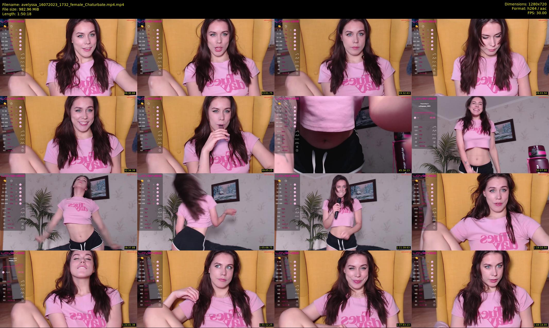 avelyssa — 111 minute Chaturbate female cam show recording, 720p, Jul 16, 2023
