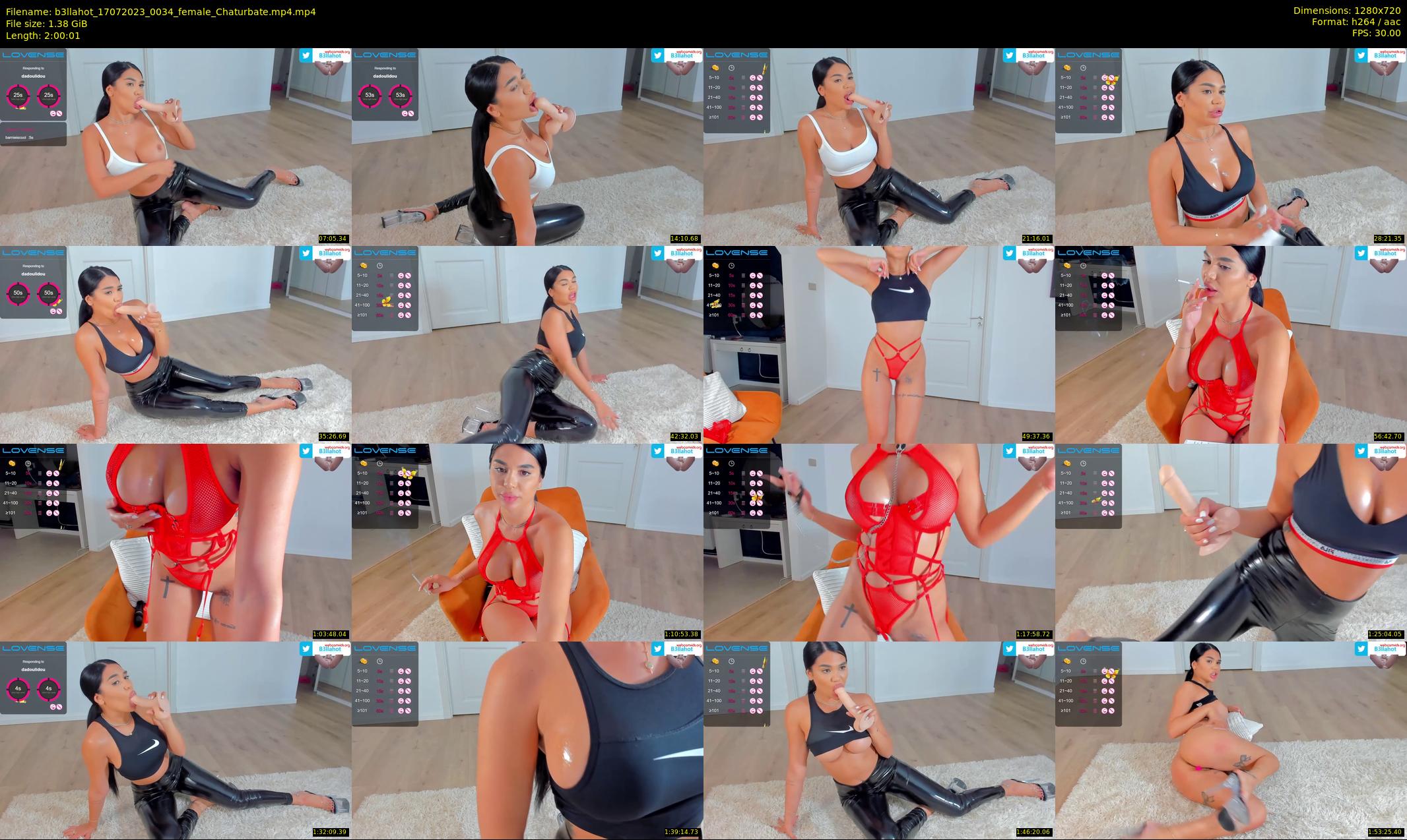 b3llahot — 121 minute Chaturbate female cam show recording, 720p, Jul 17, 2023