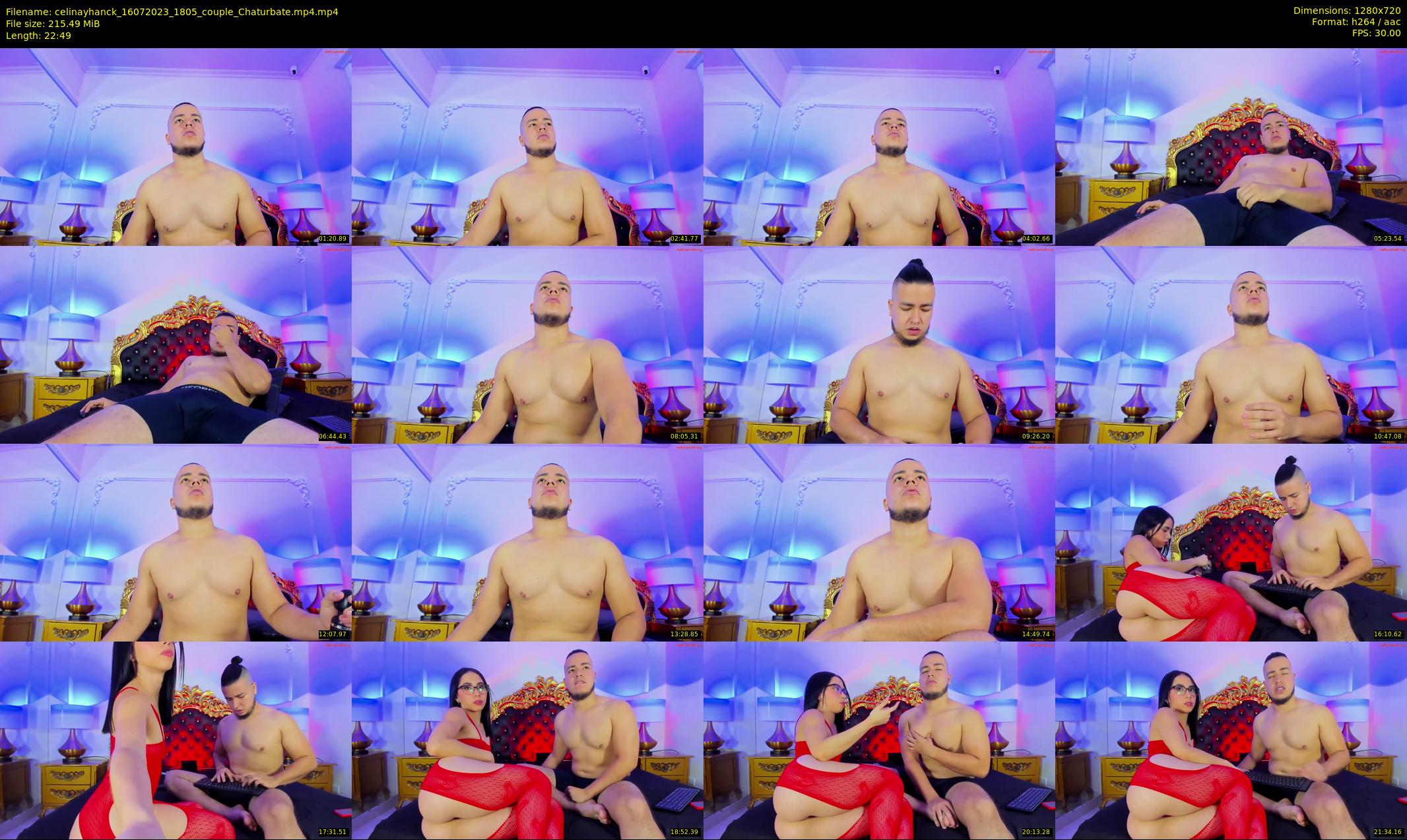 celinayhanck — 23 minute Chaturbate couple cam show recording, 720p, Jul 16, 2023