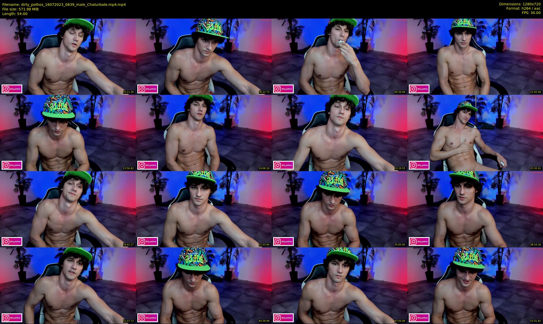 dirty_pothos — 54 minute Chaturbate male cam show recording, 720p, Jul 16, 2023