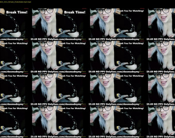 doomednympho — 6 minute Chaturbate female cam show recording, 720p, Jul 16, 2023