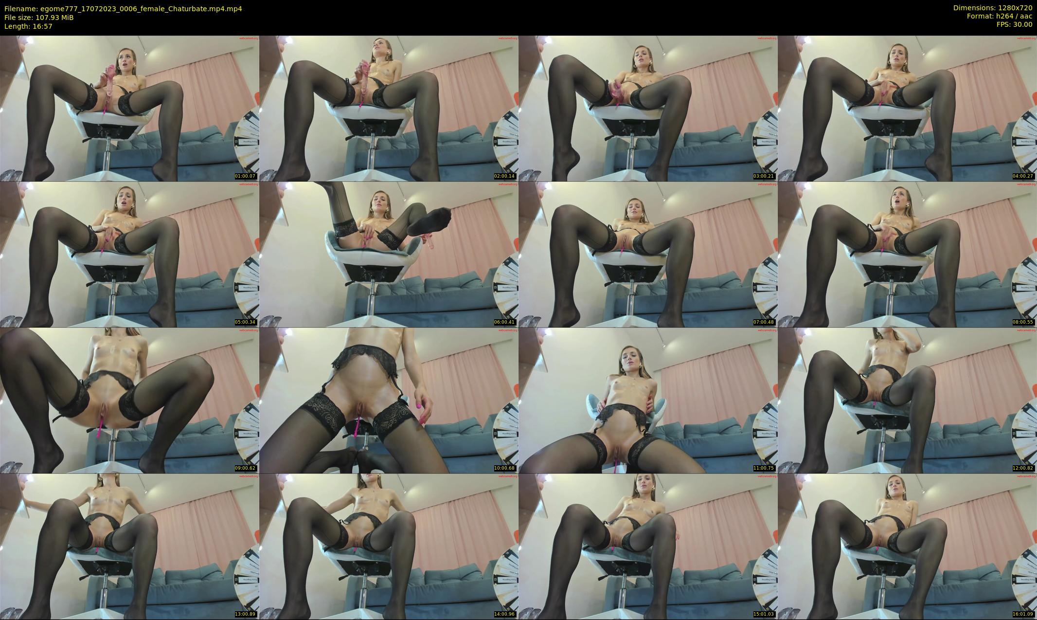 egome777 — 17 minute Chaturbate female cam show recording, 720p, Jul 17, 2023