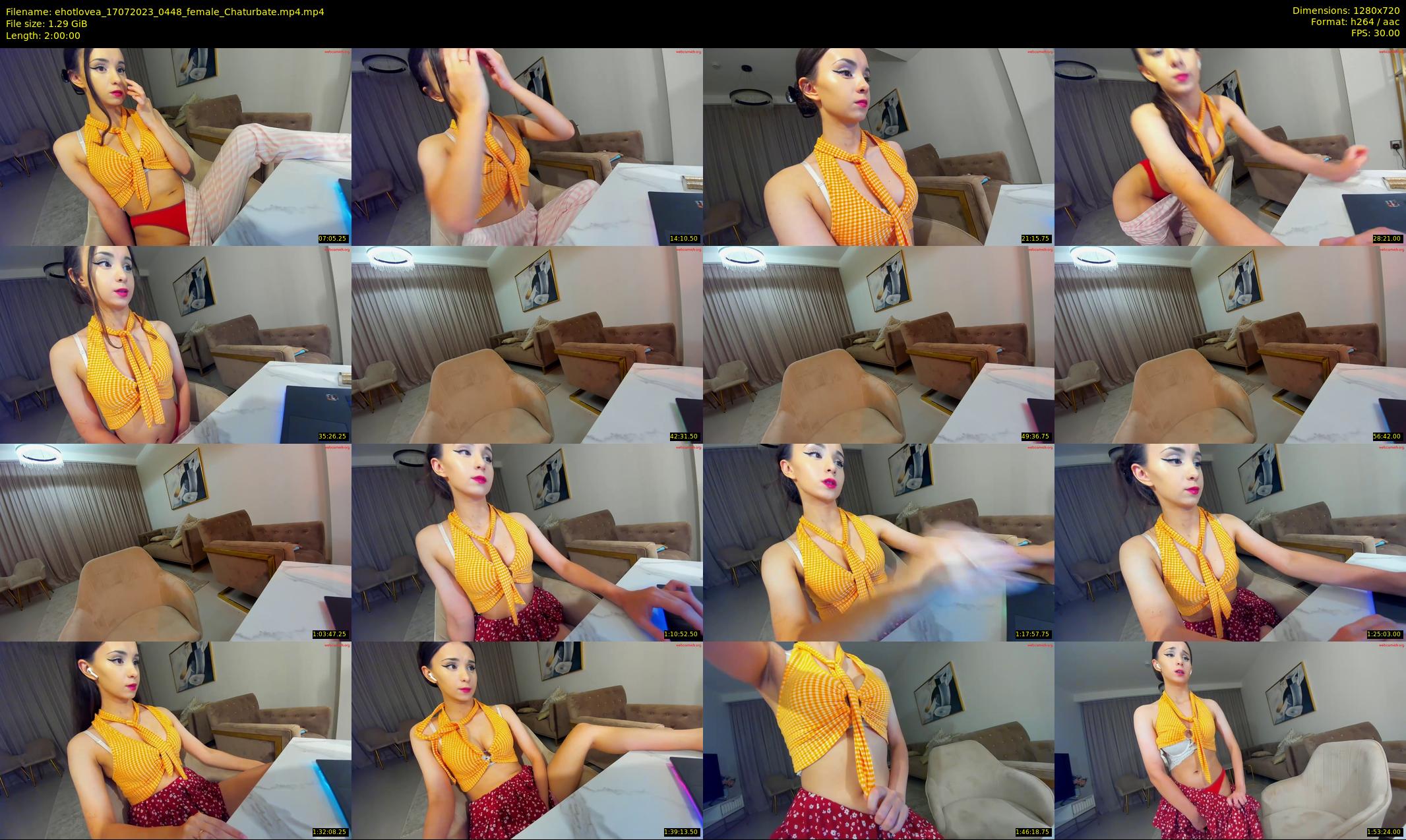 ehotlovea — 120 minute Chaturbate female cam show recording, 720p, Jul 17, 2023