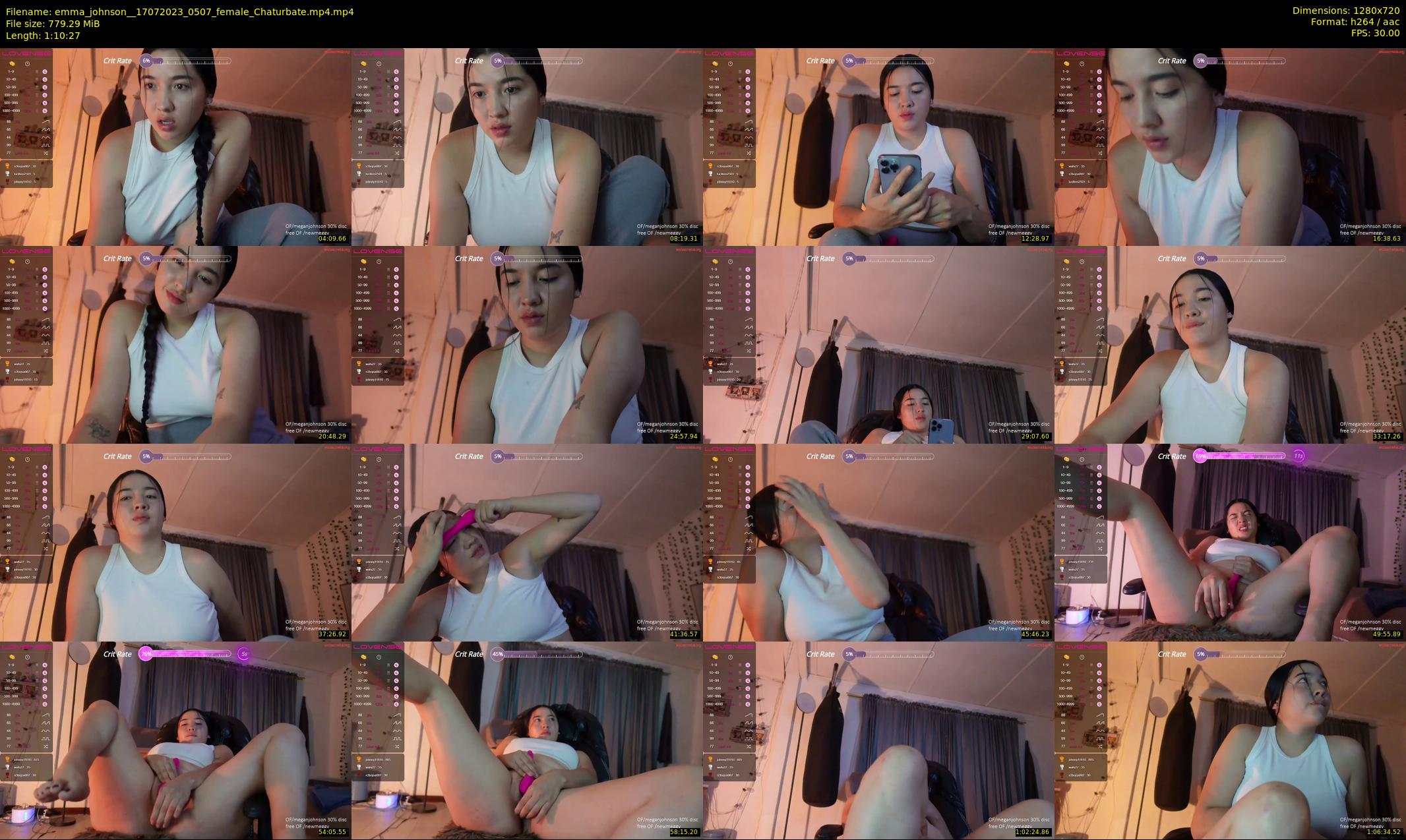 emma_johnson_ — 71 minute Chaturbate female cam show recording, 720p, Jul 17, 2023