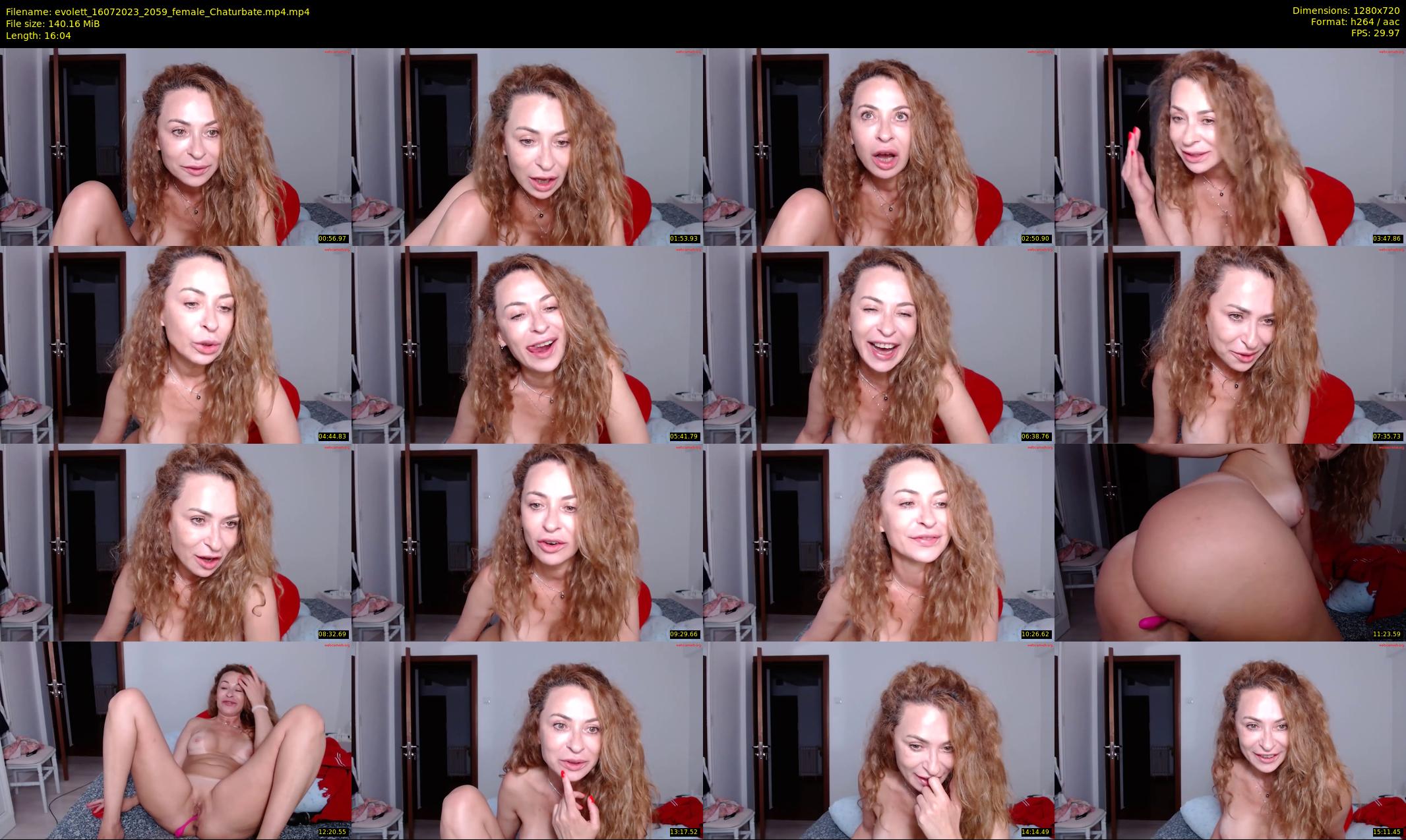 evolett — 17 minute Chaturbate female cam show recording, 720p, Jul 16, 2023