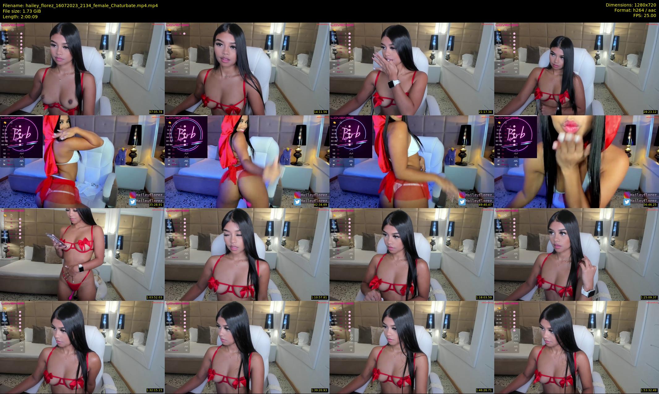 hailey_florez — 121 minute Chaturbate female cam show recording, 720p, Jul 16, 2023