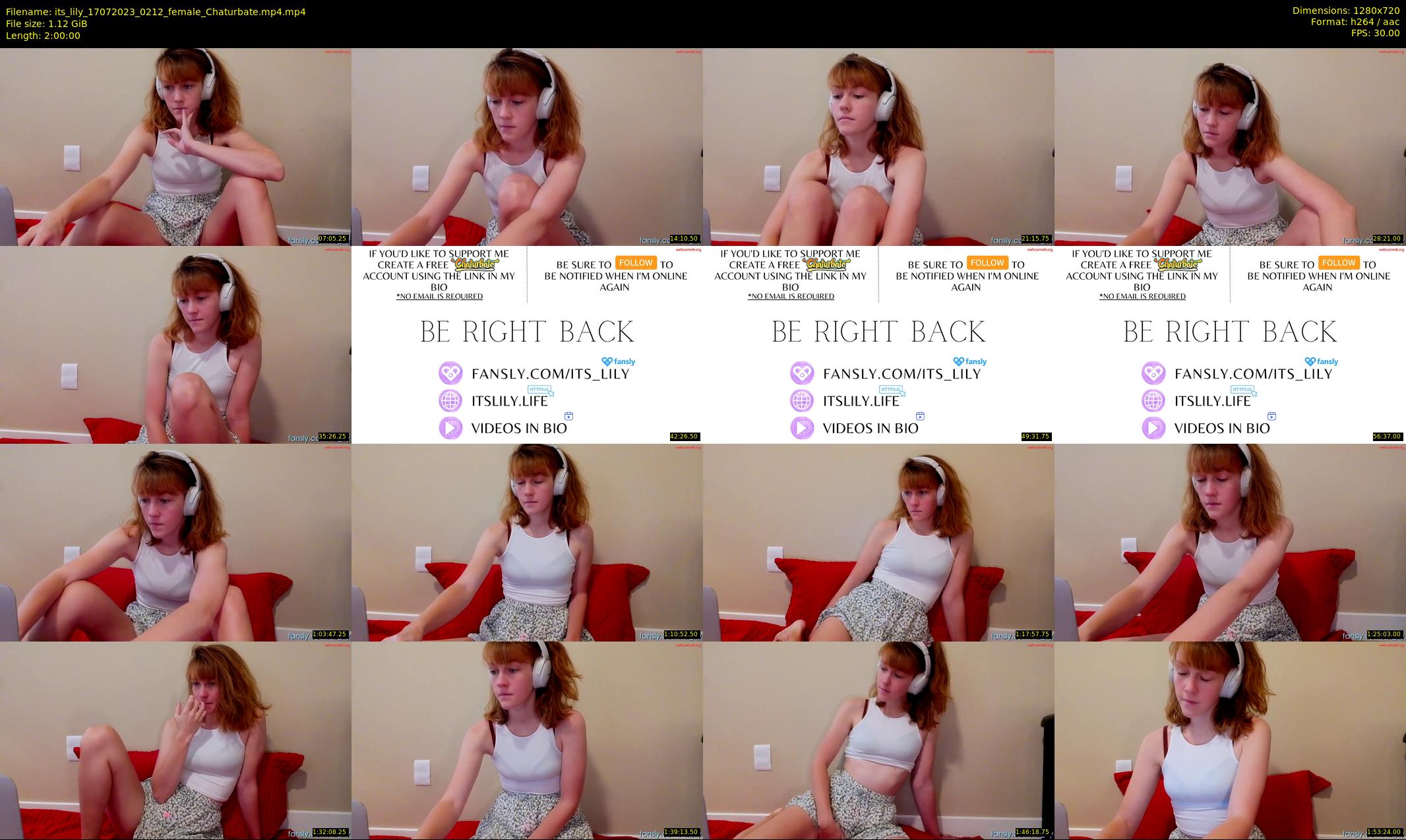 its_lily — 120 minute Chaturbate female cam show recording, 720p, Jul 17, 2023