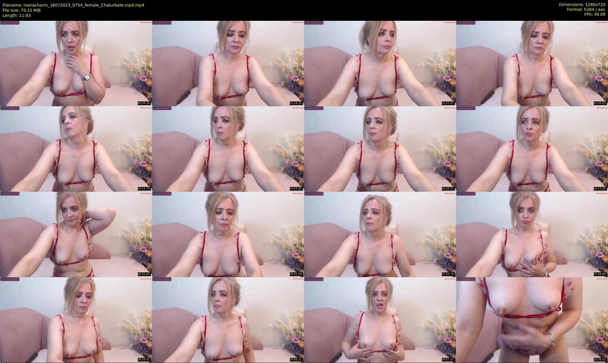 ivanacharm — 12 minute Chaturbate female cam show recording, 720p, Jul 16, 2023