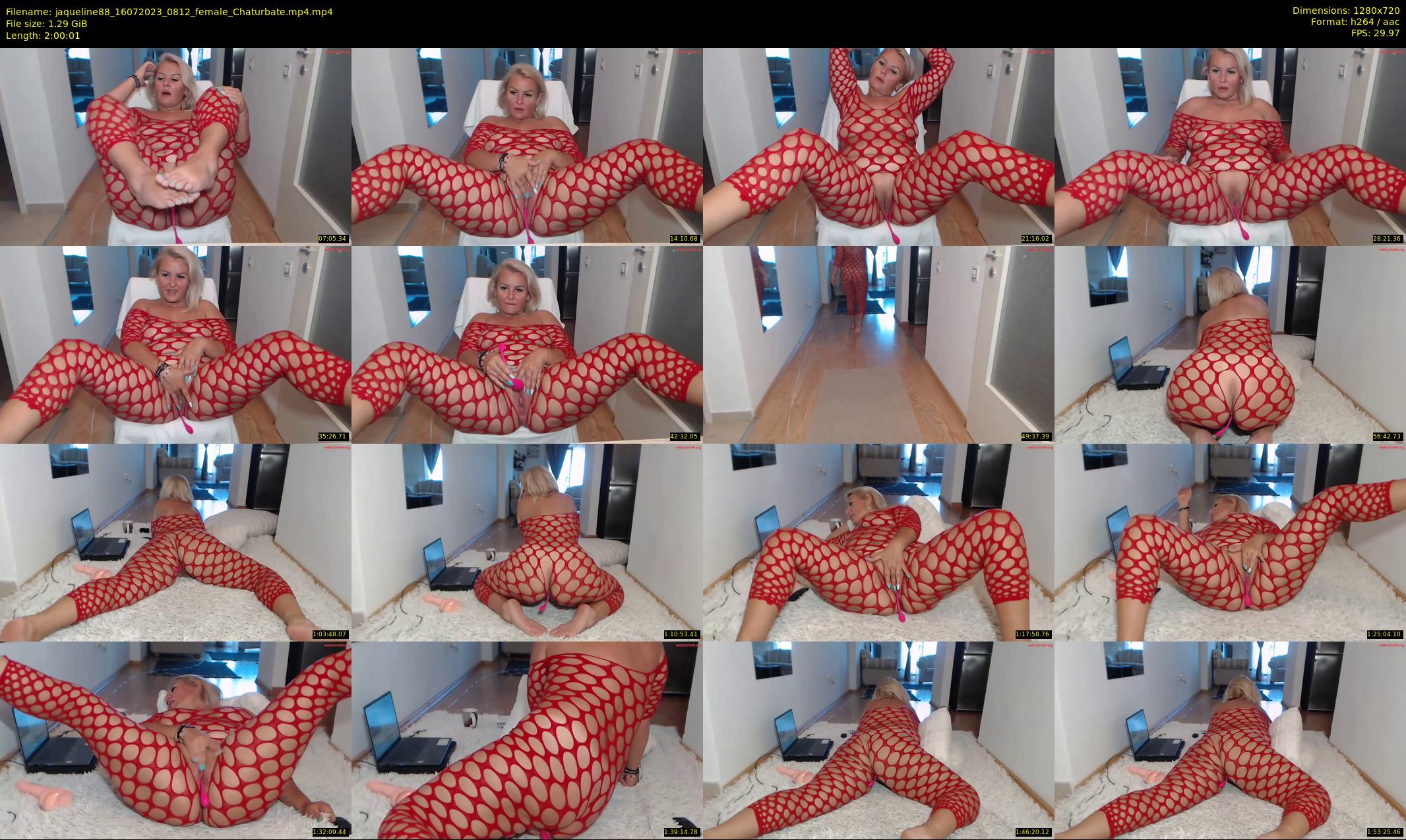jaqueline88 — 121 minute Chaturbate female cam show recording, 720p, Jul 16, 2023