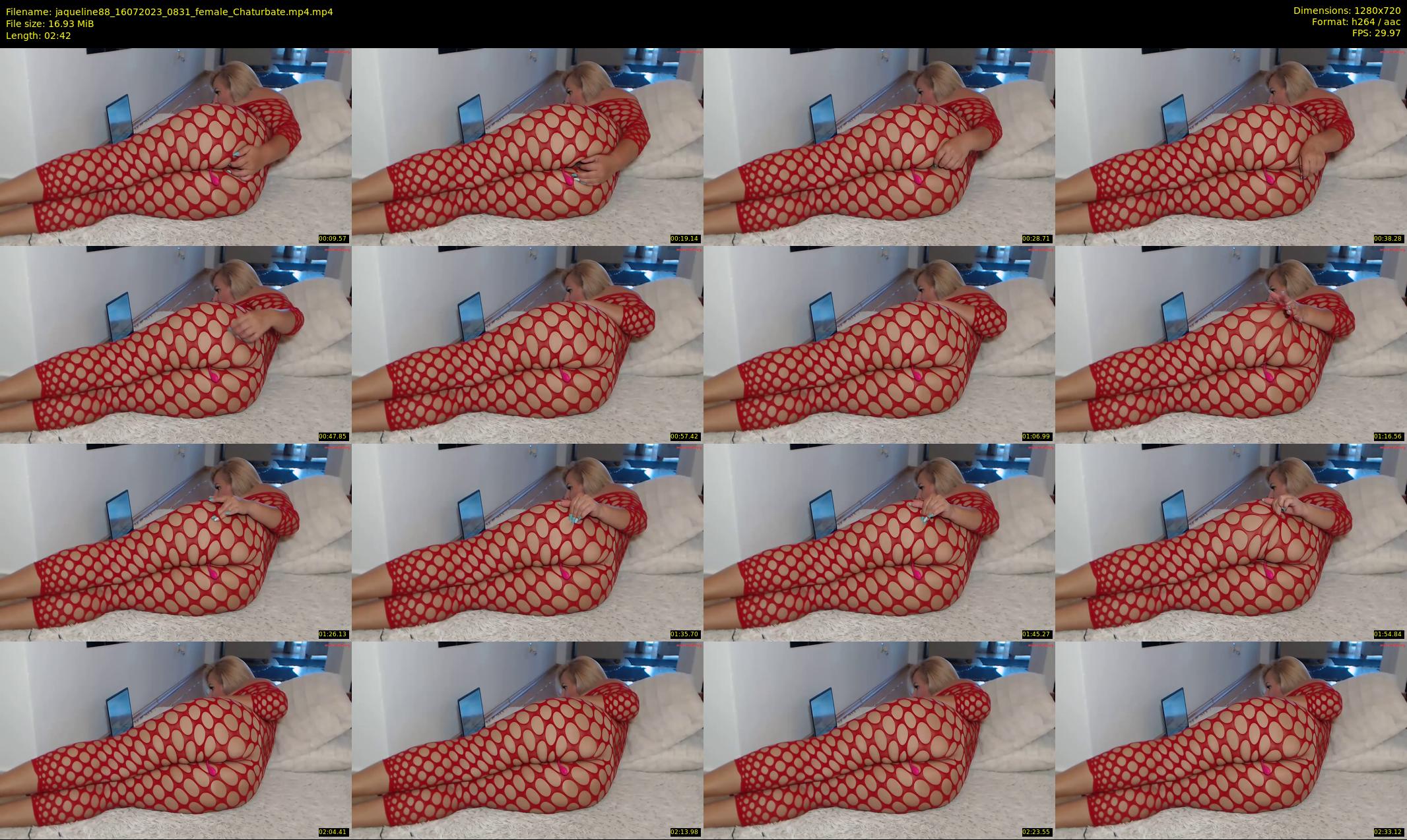 jaqueline88 — 3 minute Chaturbate female cam show recording, 720p, Jul 16, 2023