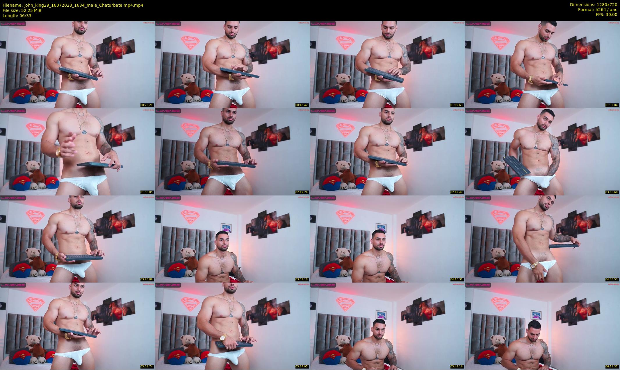 john_king29 — 7 minute Chaturbate male cam show recording, 720p, Jul 16, 2023