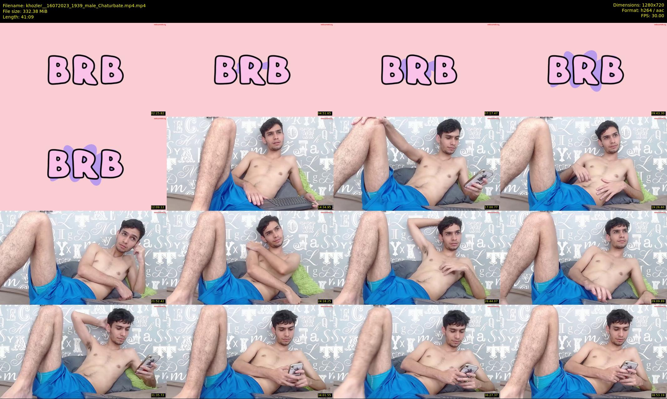 khozler_ — 42 minute Chaturbate male cam show recording, 720p, Jul 16, 2023