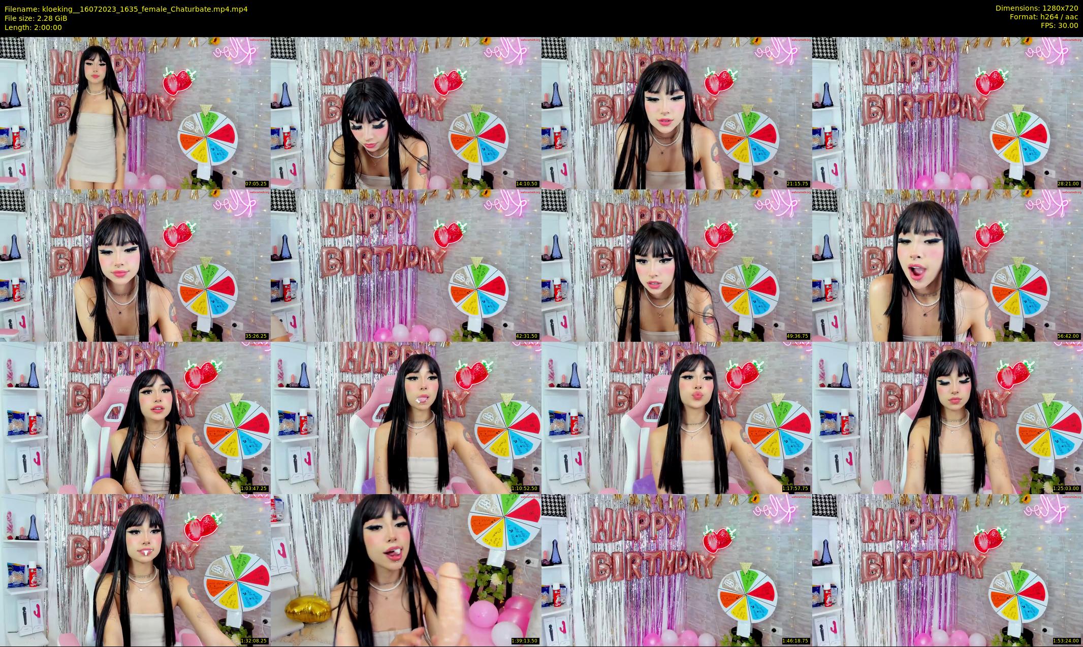 kloeking_ — 120 minute Chaturbate female cam show recording, 720p, Jul 16, 2023