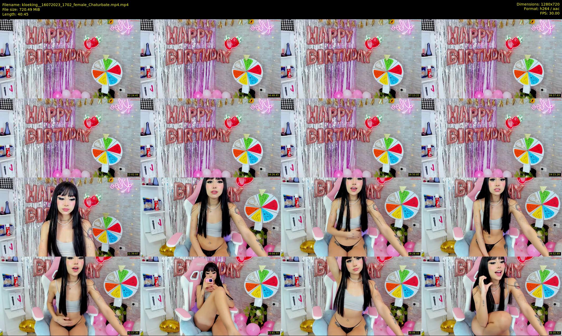 kloeking_ — 41 minute Chaturbate female cam show recording, 720p, Jul 16, 2023