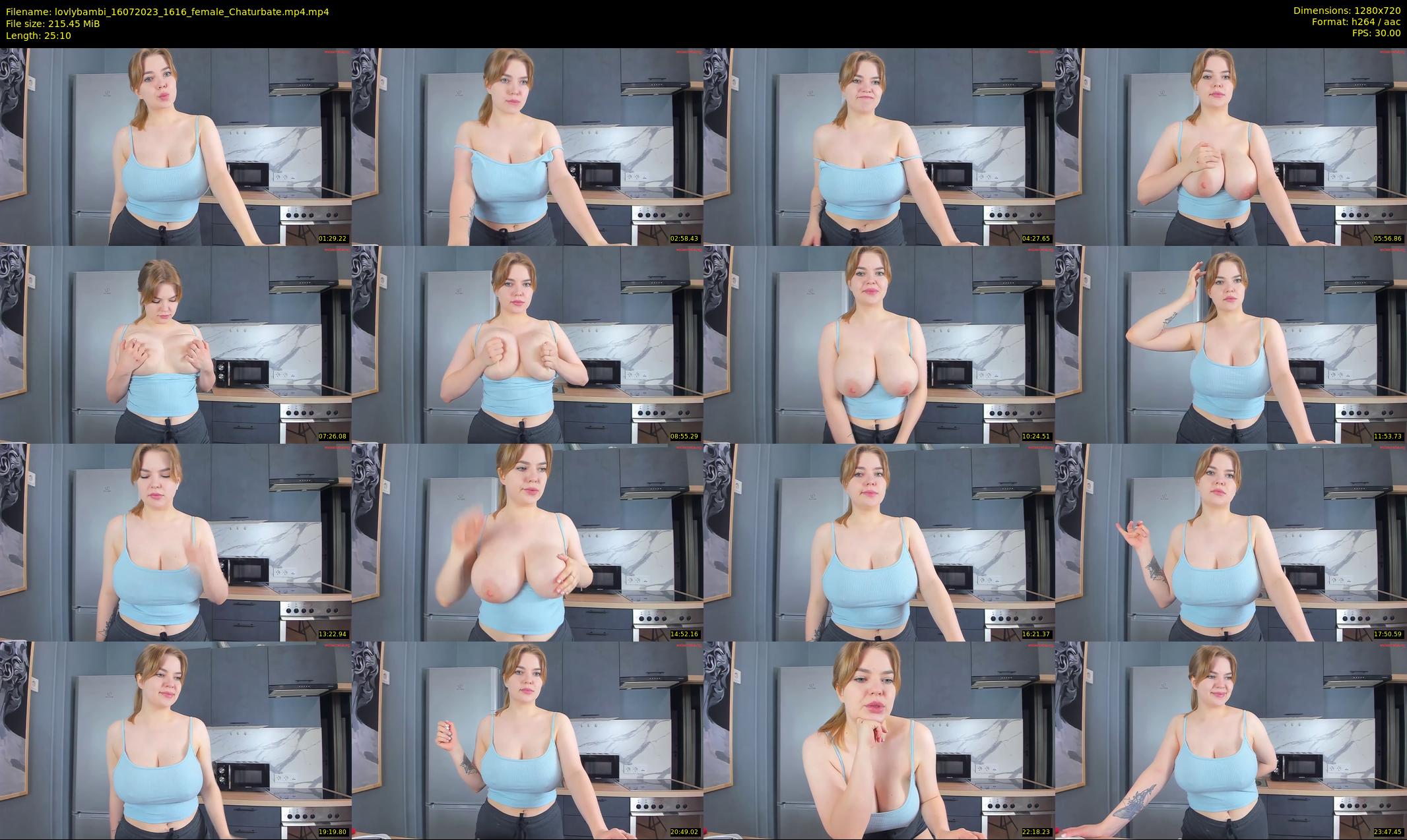 lovlybambi — 26 minute Chaturbate female cam show recording, 720p, Jul 16, 2023