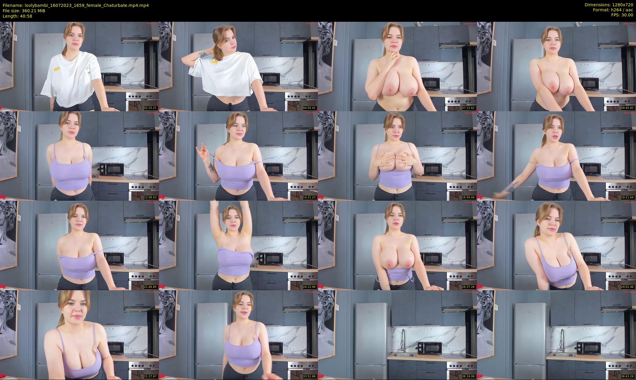 lovlybambi — 41 minute Chaturbate female cam show recording, 720p, Jul 16, 2023