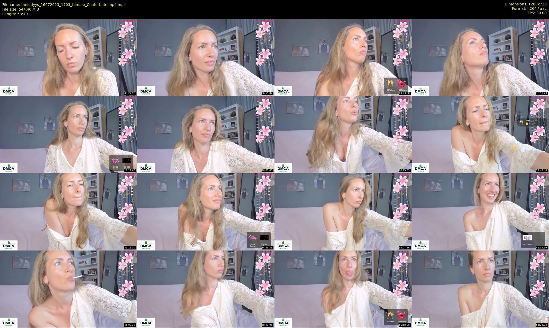melodyys — 59 minute Chaturbate female cam show recording, 720p, Jul 16, 2023