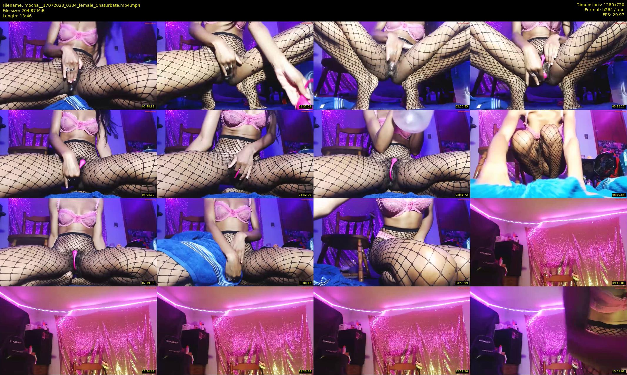 mocha_ — 14 minute Chaturbate female cam show recording, 720p, Jul 17, 2023
