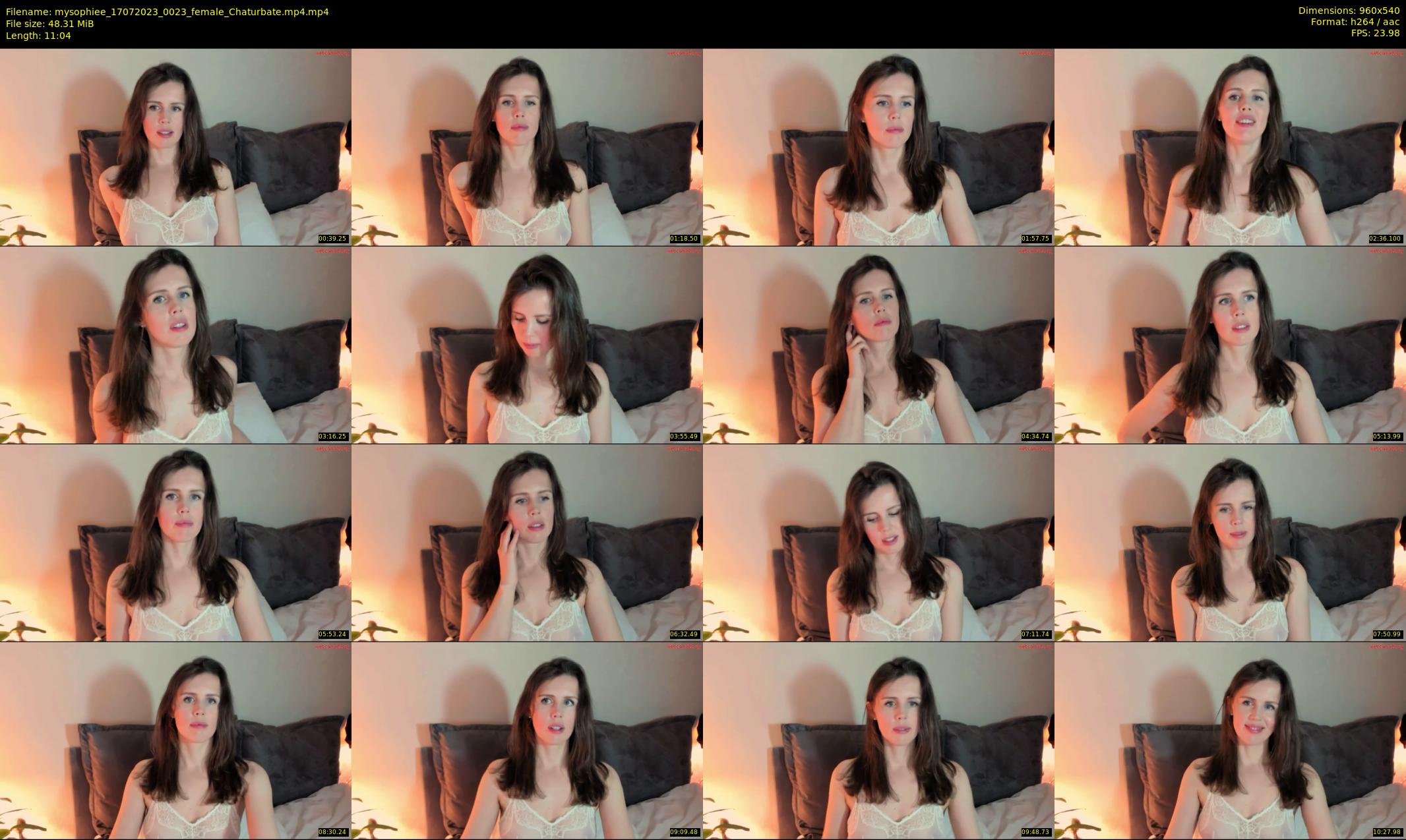 mysophiee — 12 minute Chaturbate female cam show recording, 480p, Jul 17, 2023