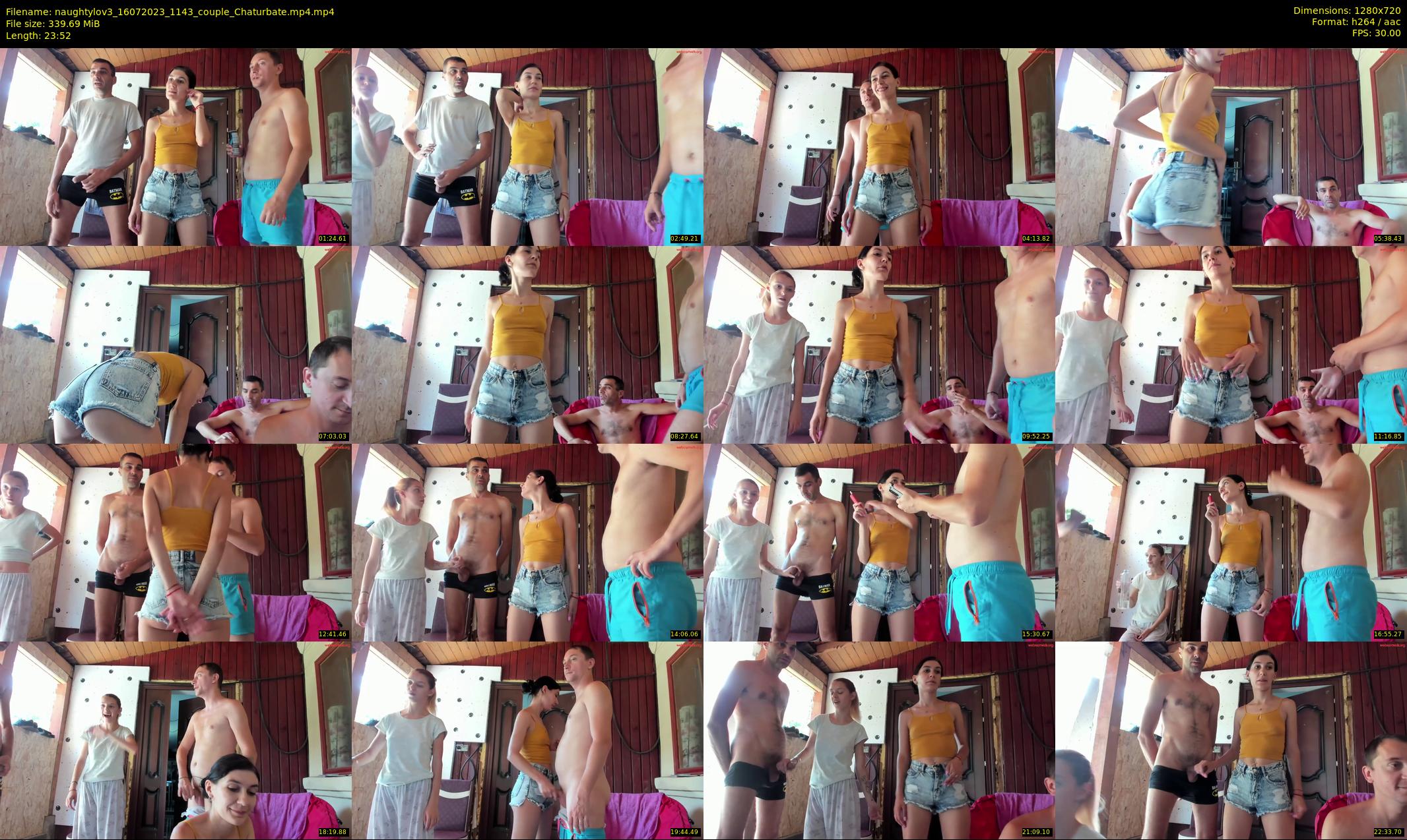 naughtylov3 — 24 minute Chaturbate couple cam show recording, 720p, Jul 16, 2023