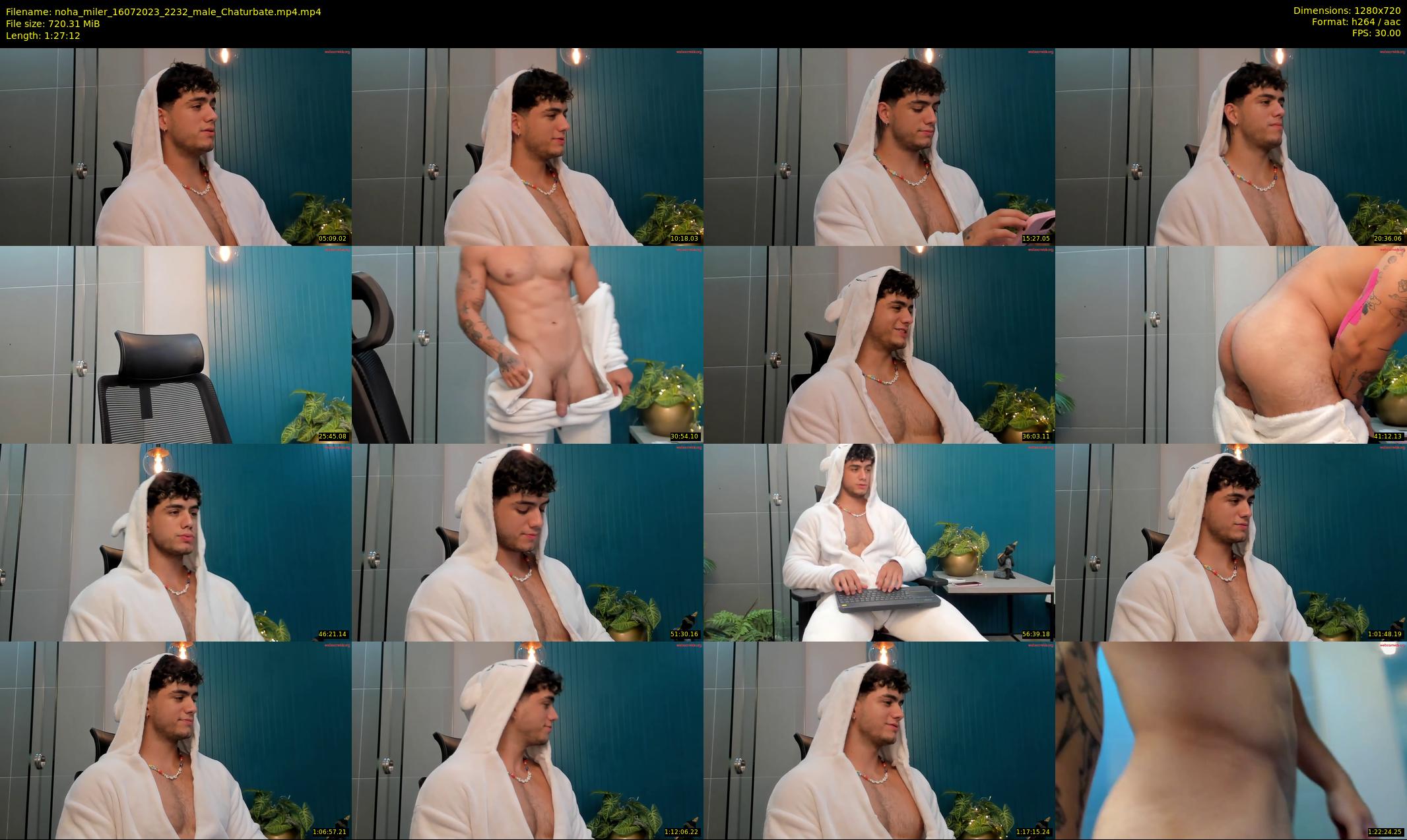 noha_miler — 88 minute Chaturbate male cam show recording, 720p, Jul 16, 2023