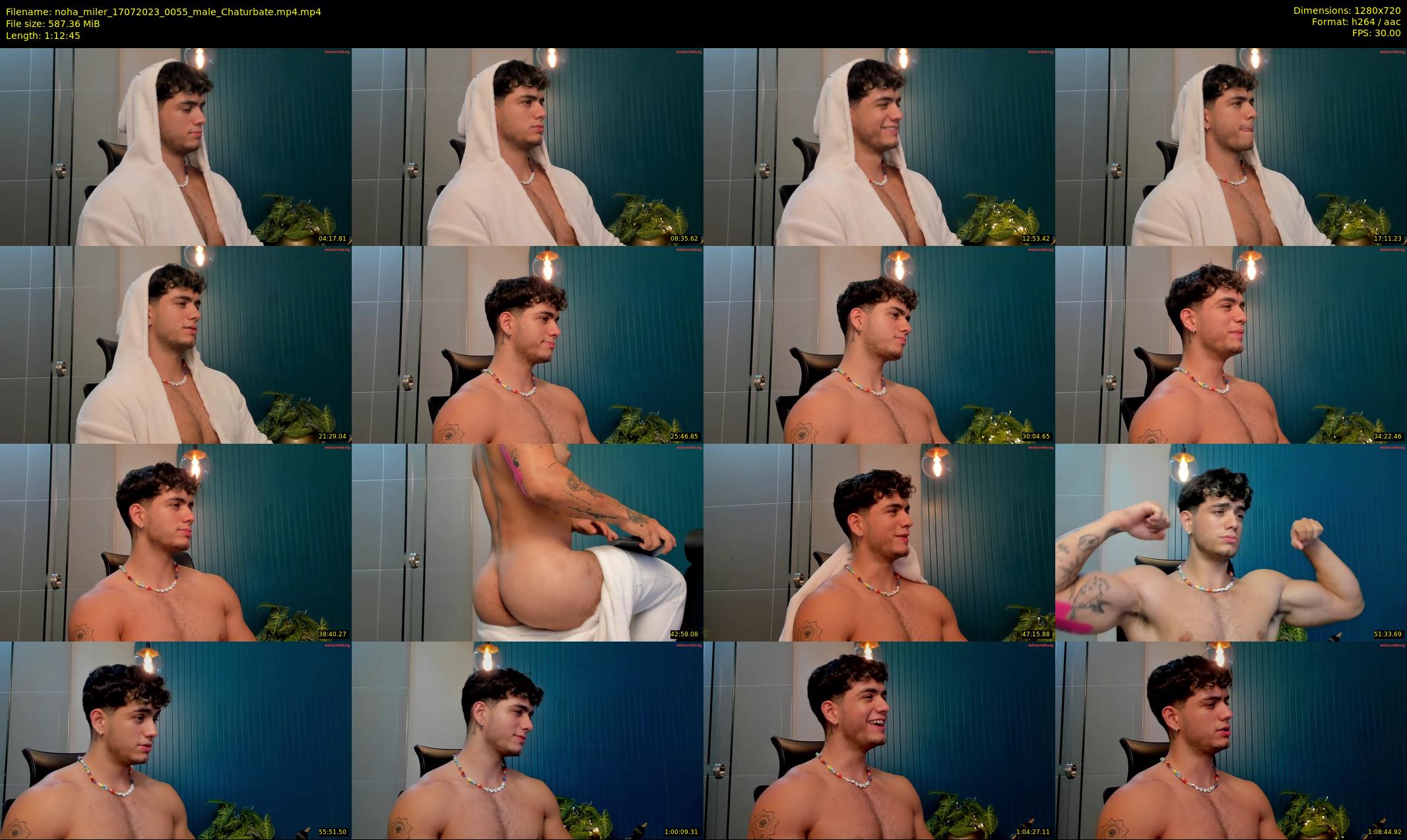 noha_miler — 73 minute Chaturbate male cam show recording, 720p, Jul 17, 2023