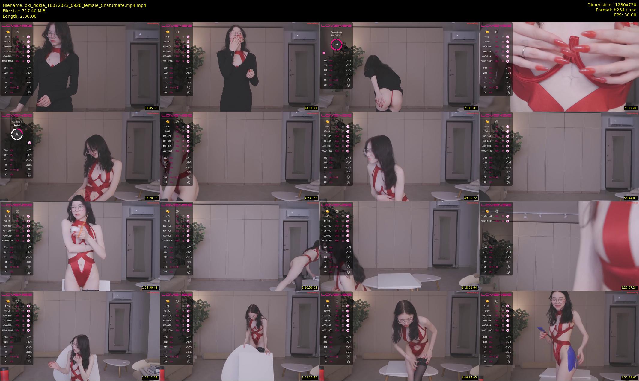 oki_dokie — 121 minute Chaturbate female cam show recording, 720p, Jul 16, 2023