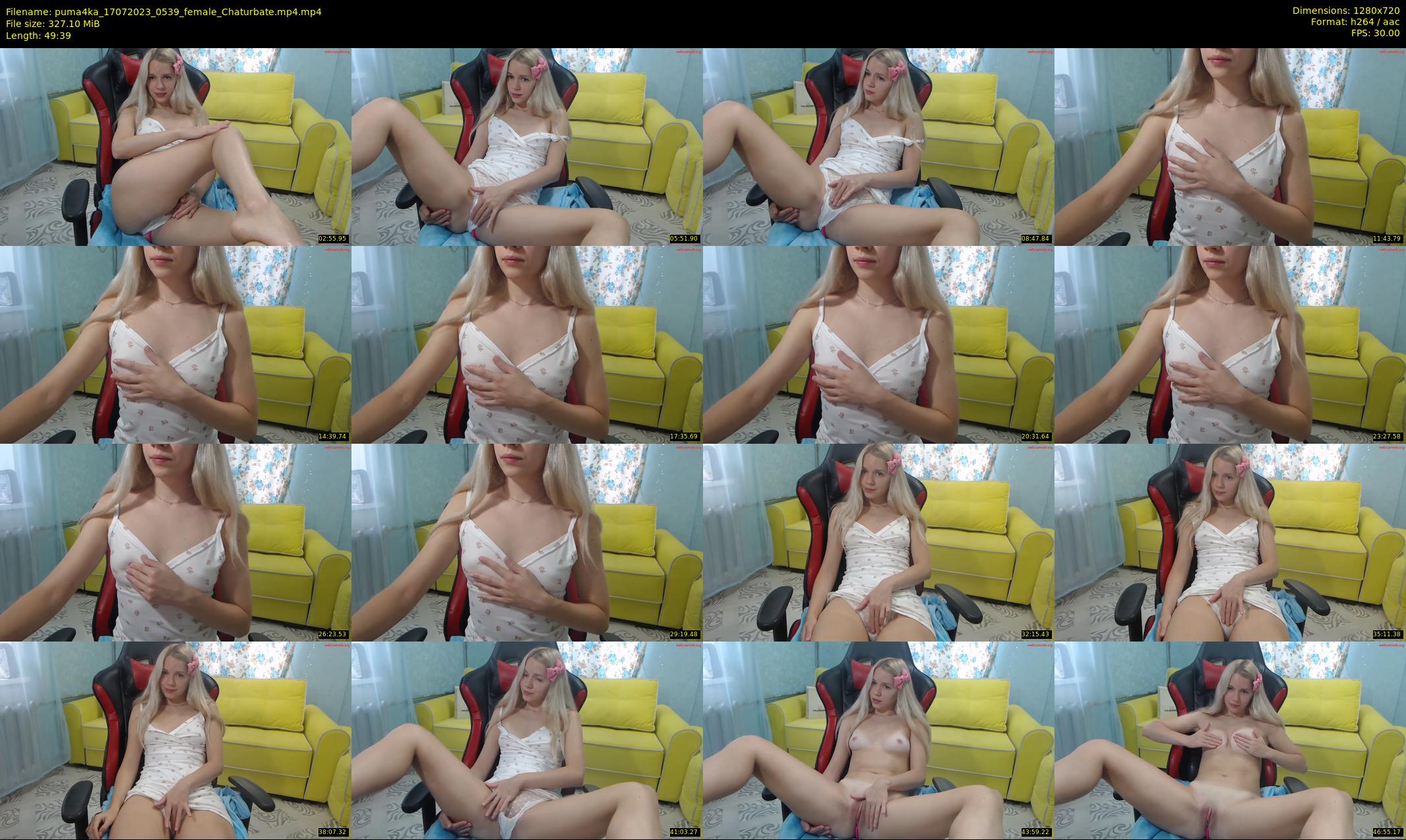 puma4ka — 50 minute Chaturbate female cam show recording, 720p, Jul 17, 2023