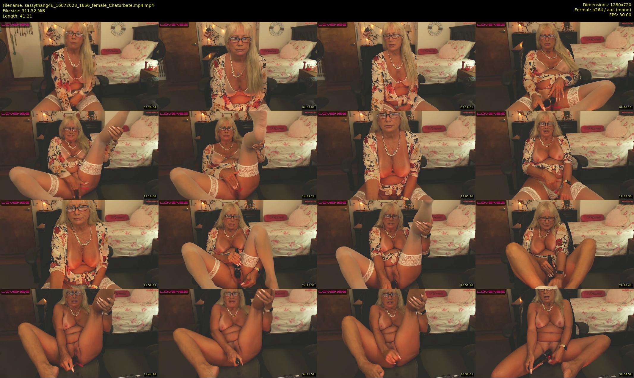 sassythang4u — 42 minute Chaturbate female cam show recording, 720p, Jul 16, 2023