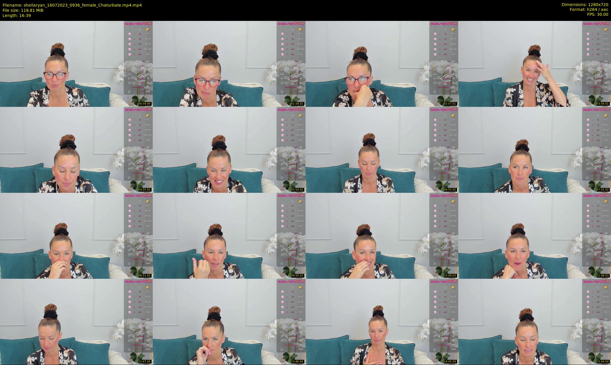sheilaryan — 17 minute Chaturbate female cam show recording, 720p, Jul 16, 2023