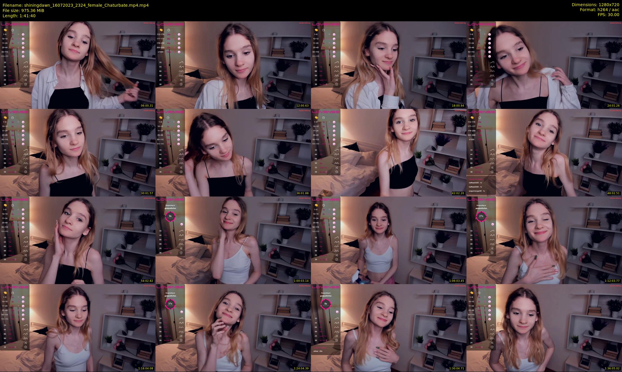 shiningdawn — 102 minute Chaturbate female cam show recording, 720p, Jul 16, 2023