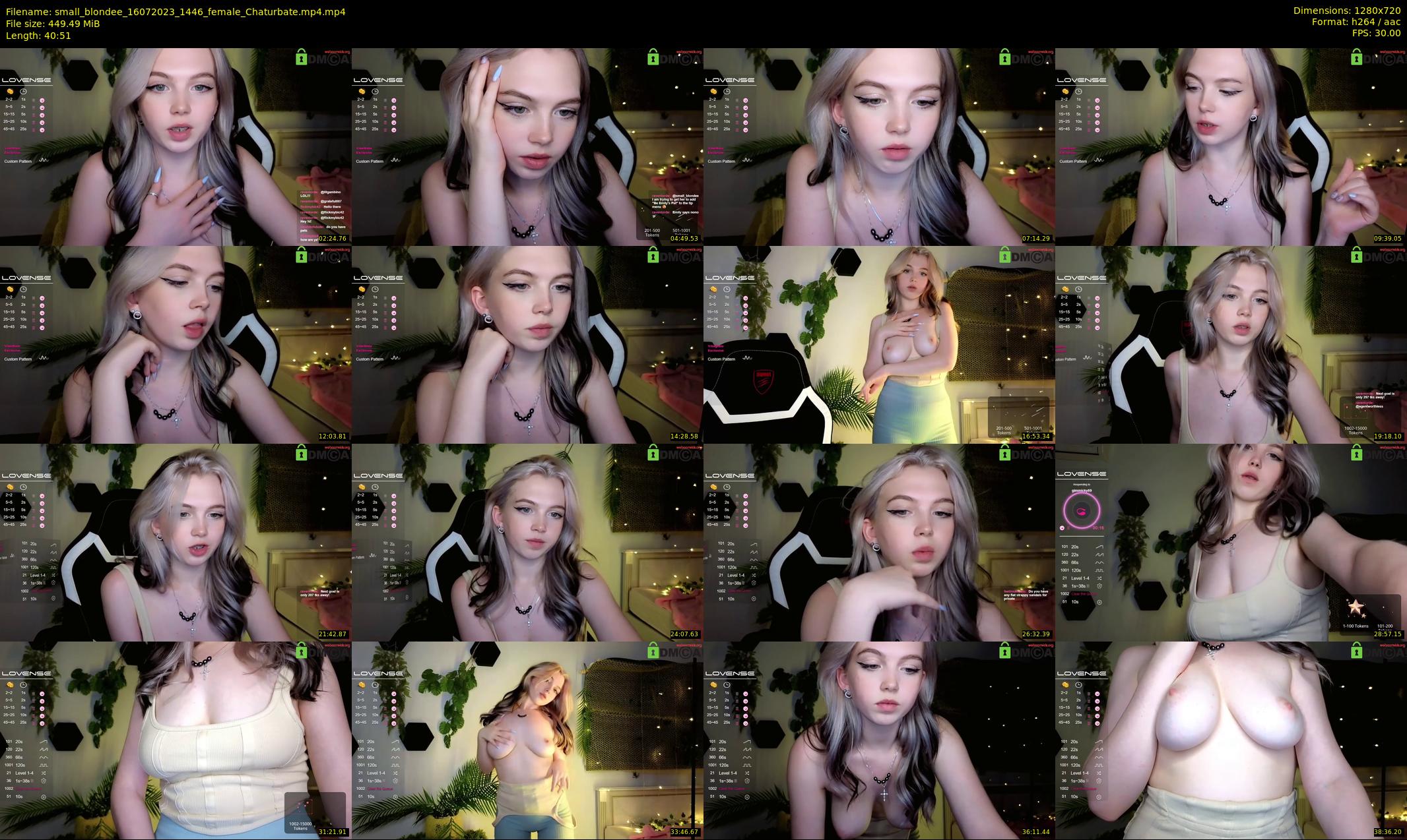 small_blondee — 41 minute Chaturbate female cam show recording, 720p, Jul 16, 2023