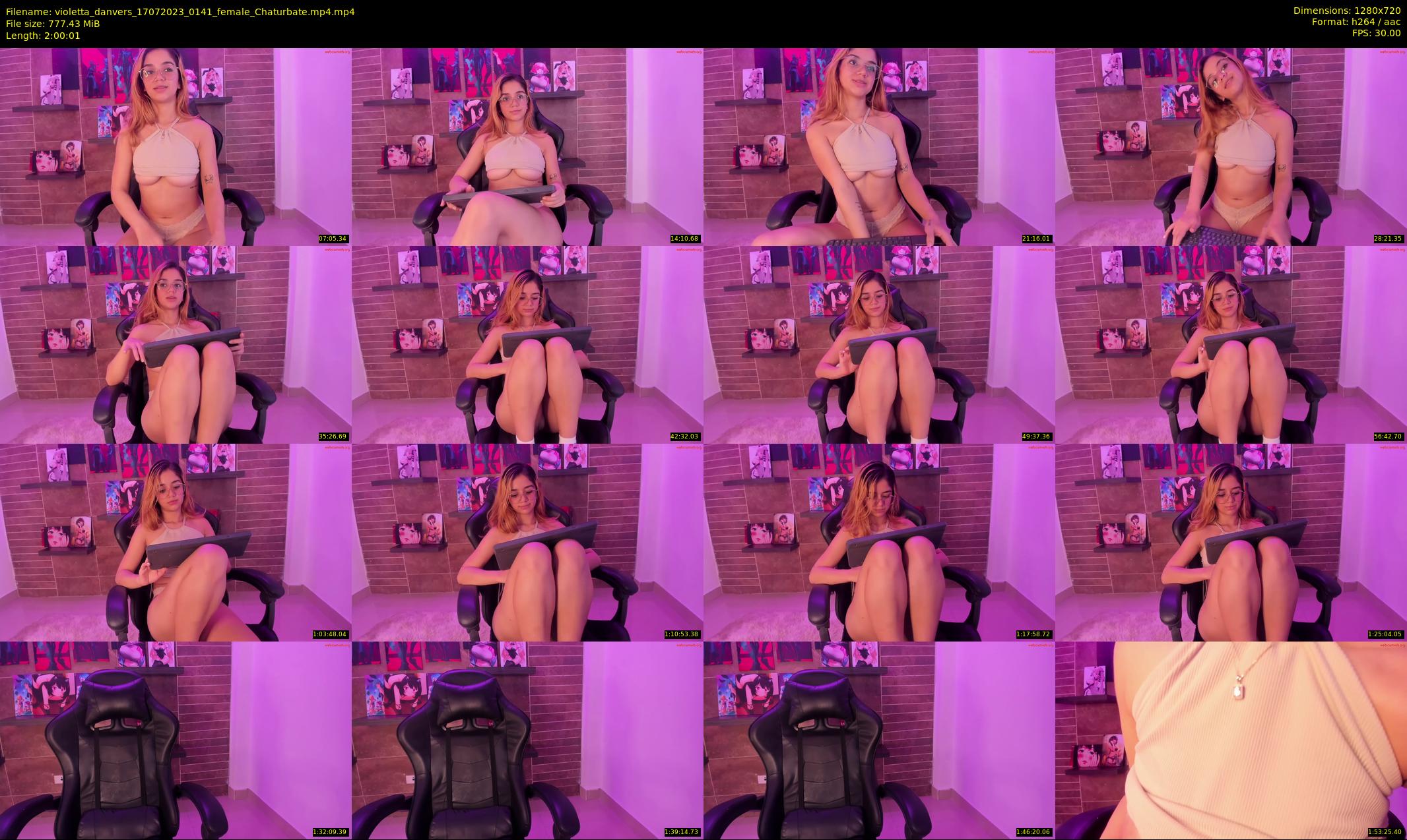 violetta_danvers — 121 minute Chaturbate female cam show recording, 720p, Jul 17, 2023
