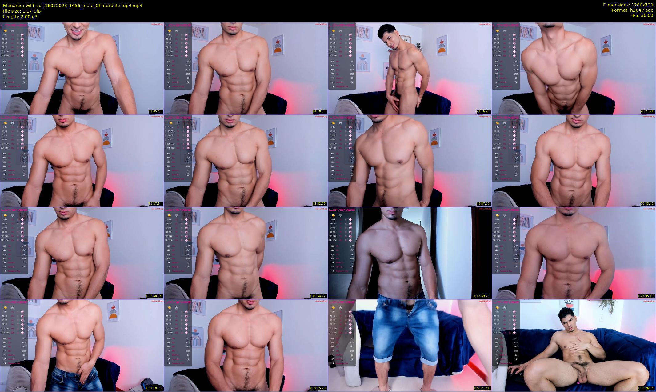 wild_col — 121 minute Chaturbate male cam show recording, 720p, Jul 16, 2023