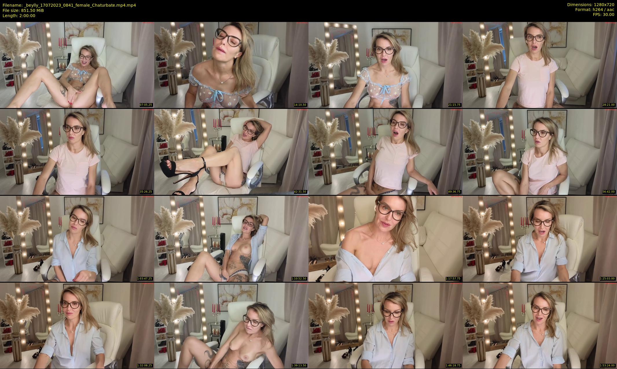 _beylly — 120 minute Chaturbate female cam show recording, 720p, Jul 17, 2023