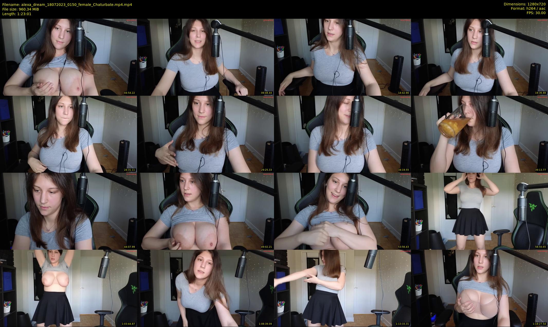 alexa_dream — 84 minute Chaturbate female cam show recording, 720p, Jul 18, 2023