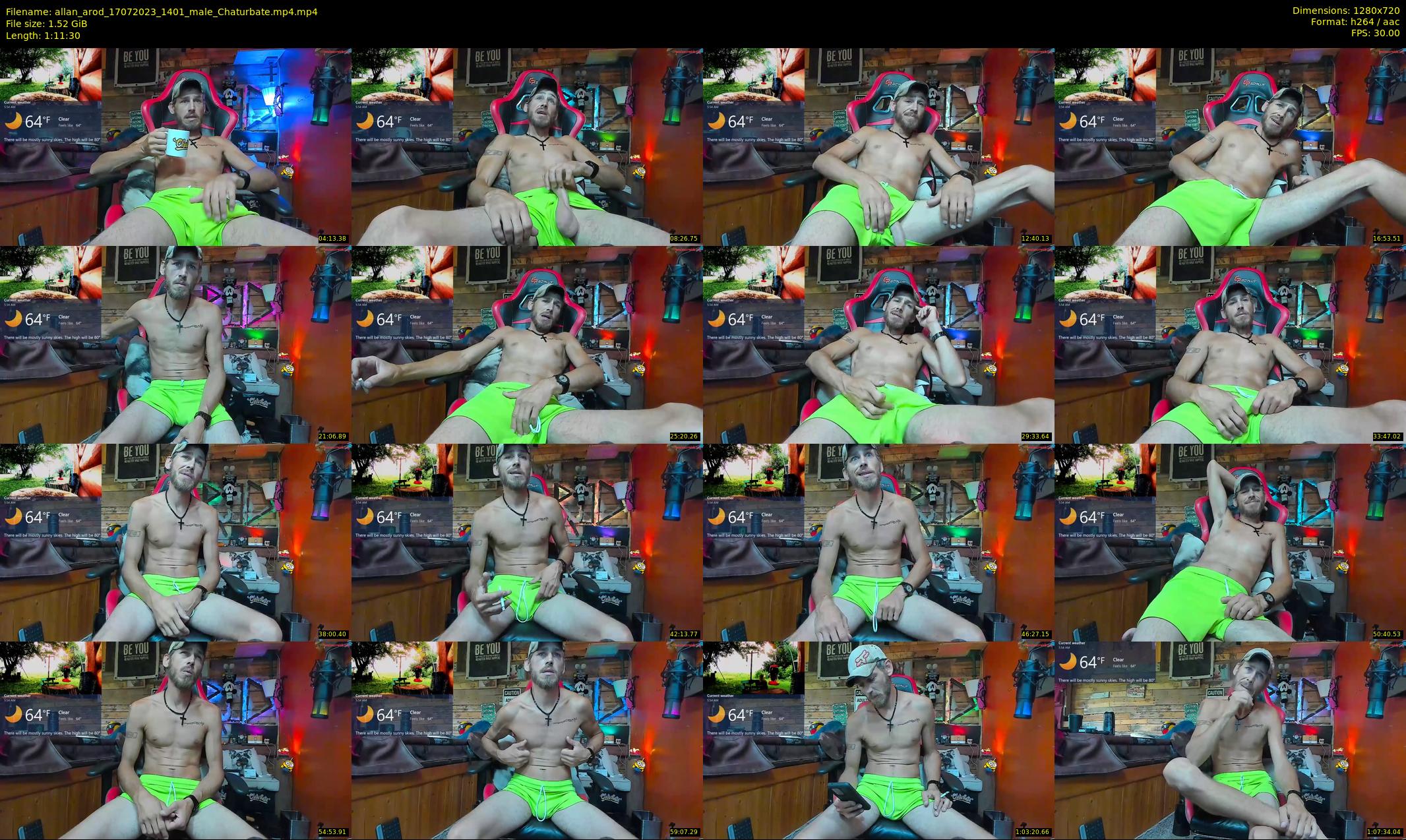 allan_arod — 72 minute Chaturbate male cam show recording, 720p, Jul 17, 2023