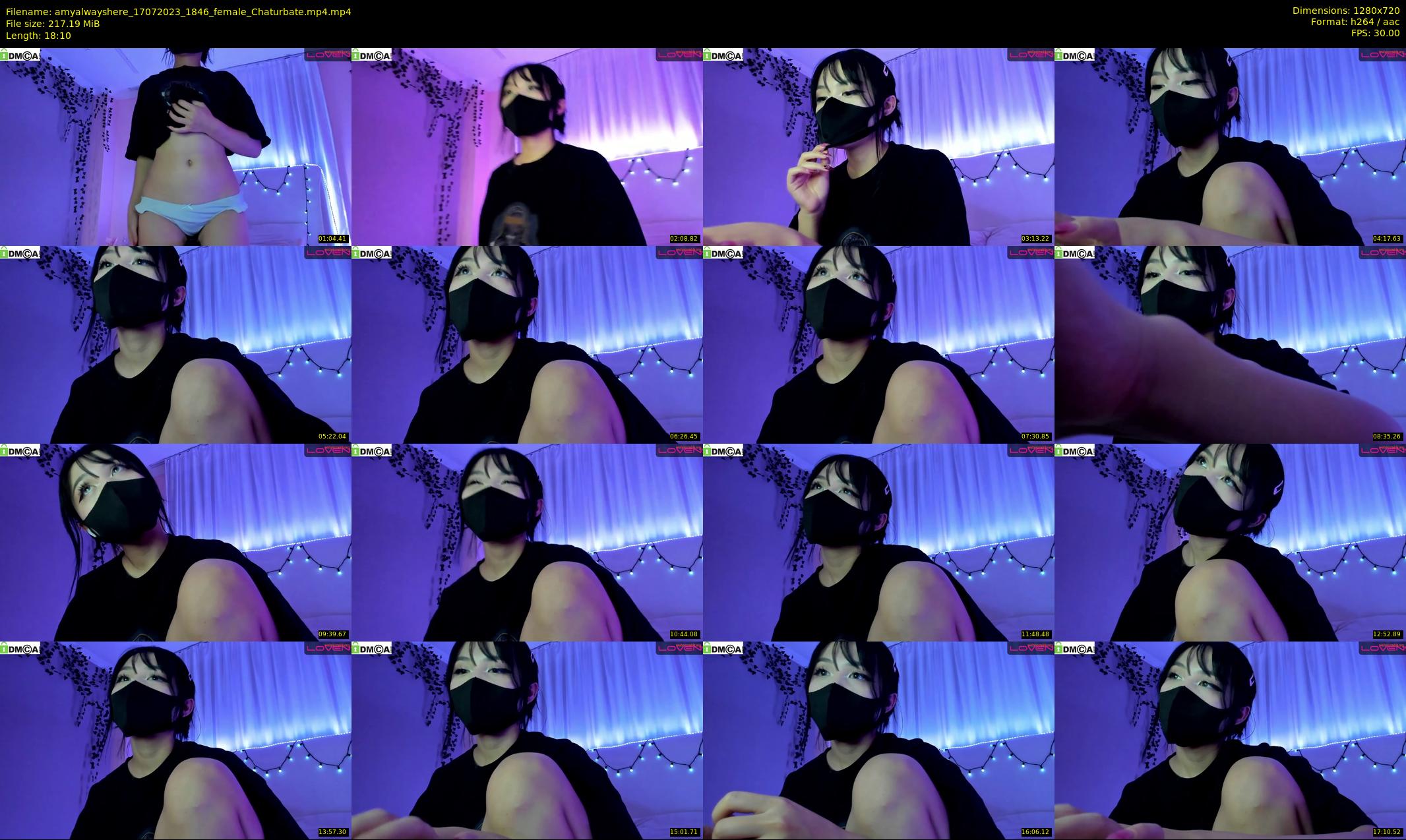 amyalwayshere — 19 minute Chaturbate female cam show recording, 720p, Jul 17, 2023